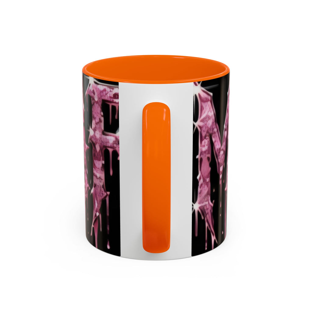 Dripping Pink Glitter Gothic Mug — Accent Coffee Cup (11/15oz) - mrdgaf.shop