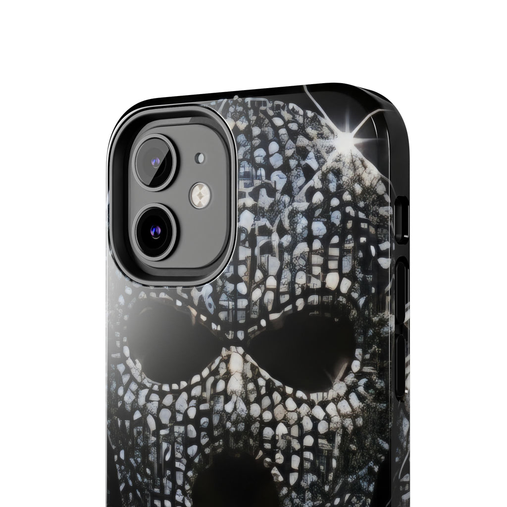 Skull Rhinestone Tough Phone Case — "Outlaw" Ultimate Attitude - mrdgaf.shop