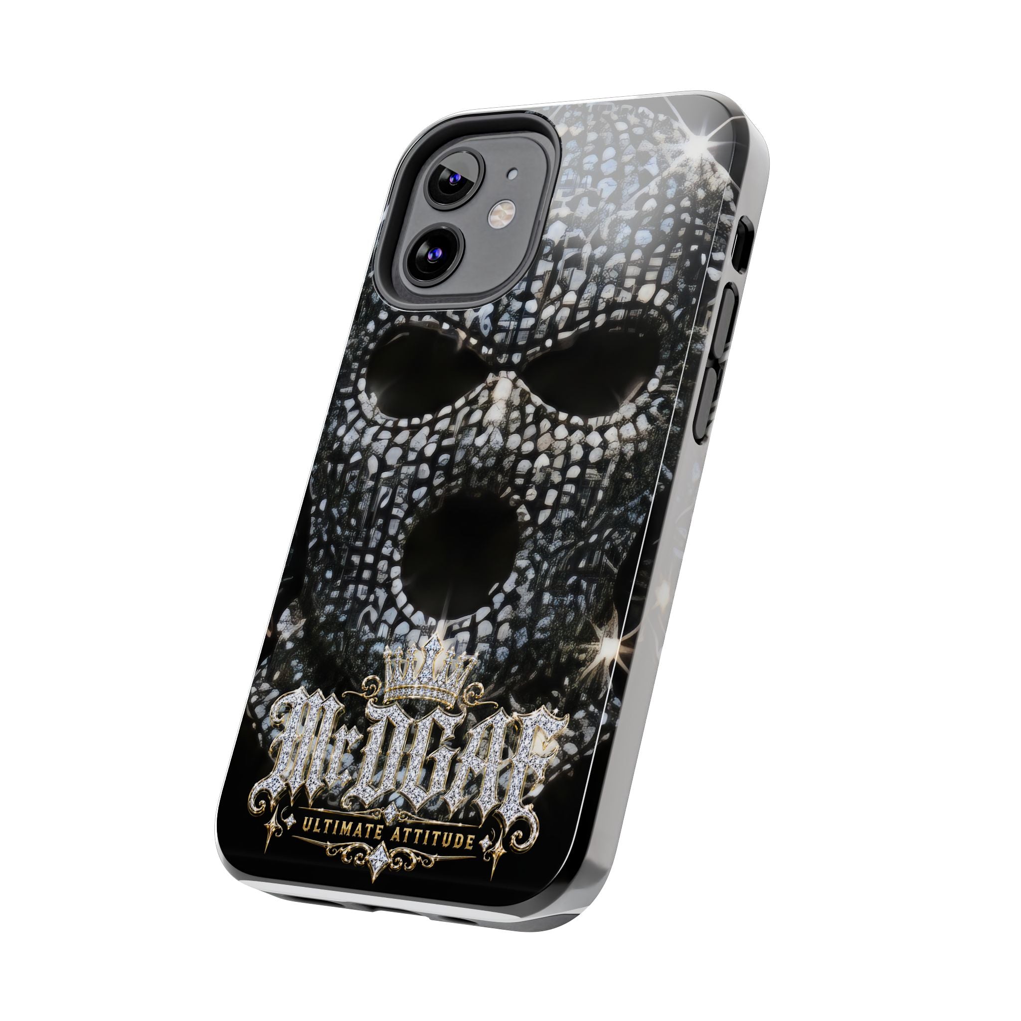 Skull Rhinestone Tough Phone Case — "Outlaw" Ultimate Attitude - mrdgaf.shop