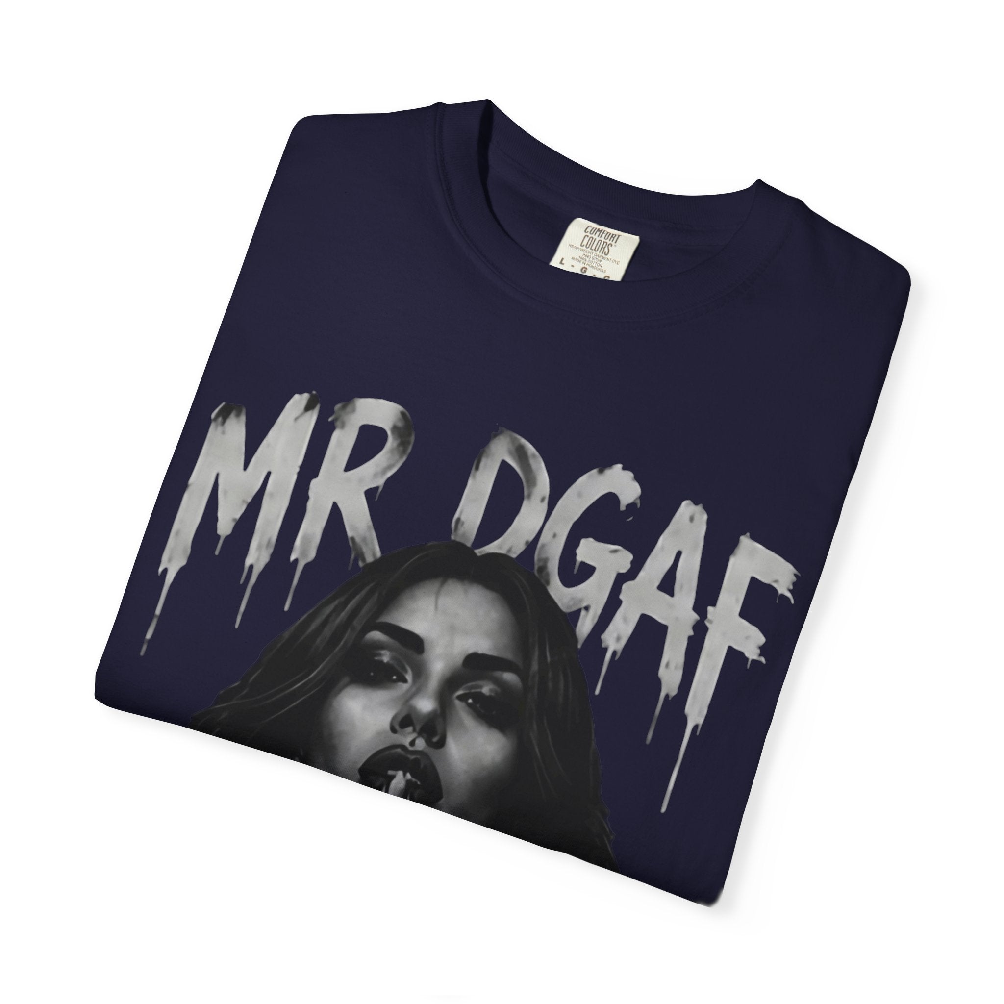 Mr DGAF Graphic T-Shirt — Edgy Middle Finger Streetwear Tee - mrdgaf.shop