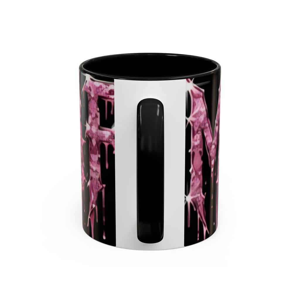 Dripping Pink Glitter Gothic Mug — Accent Coffee Cup (11/15oz) - mrdgaf.shop