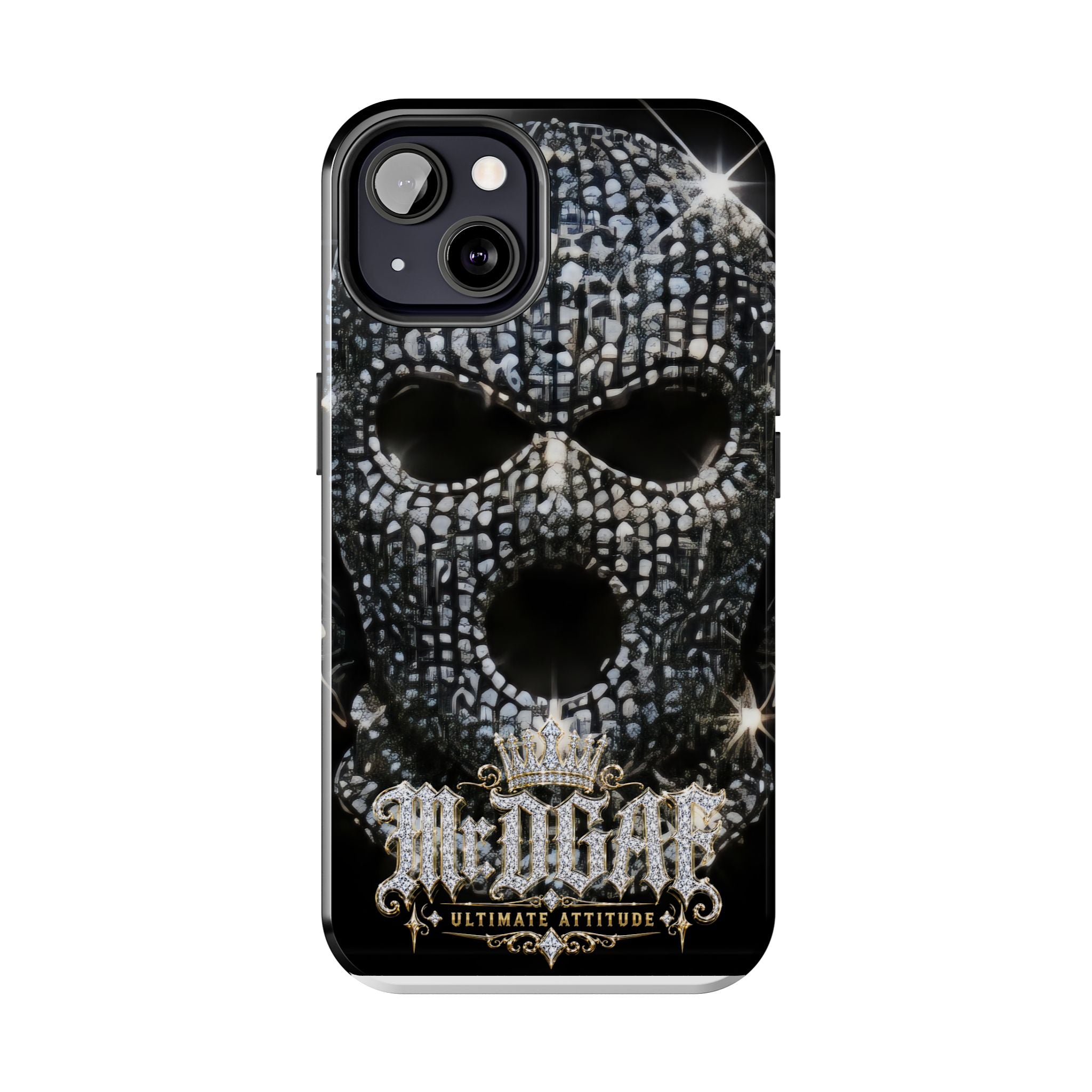 Skull Rhinestone Tough Phone Case — "Outlaw" Ultimate Attitude - mrdgaf.shop