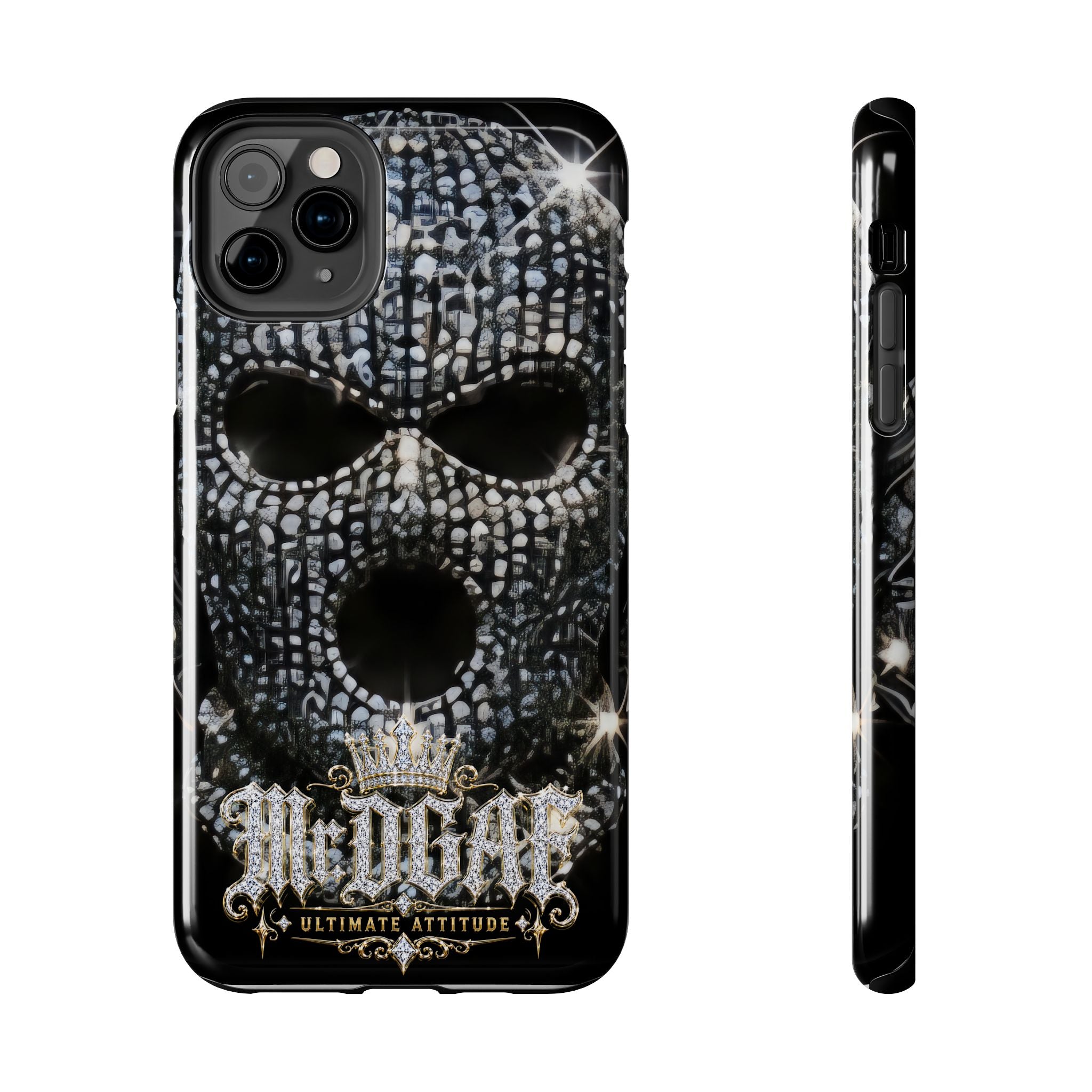 Skull Rhinestone Tough Phone Case — "Outlaw" Ultimate Attitude - mrdgaf.shop