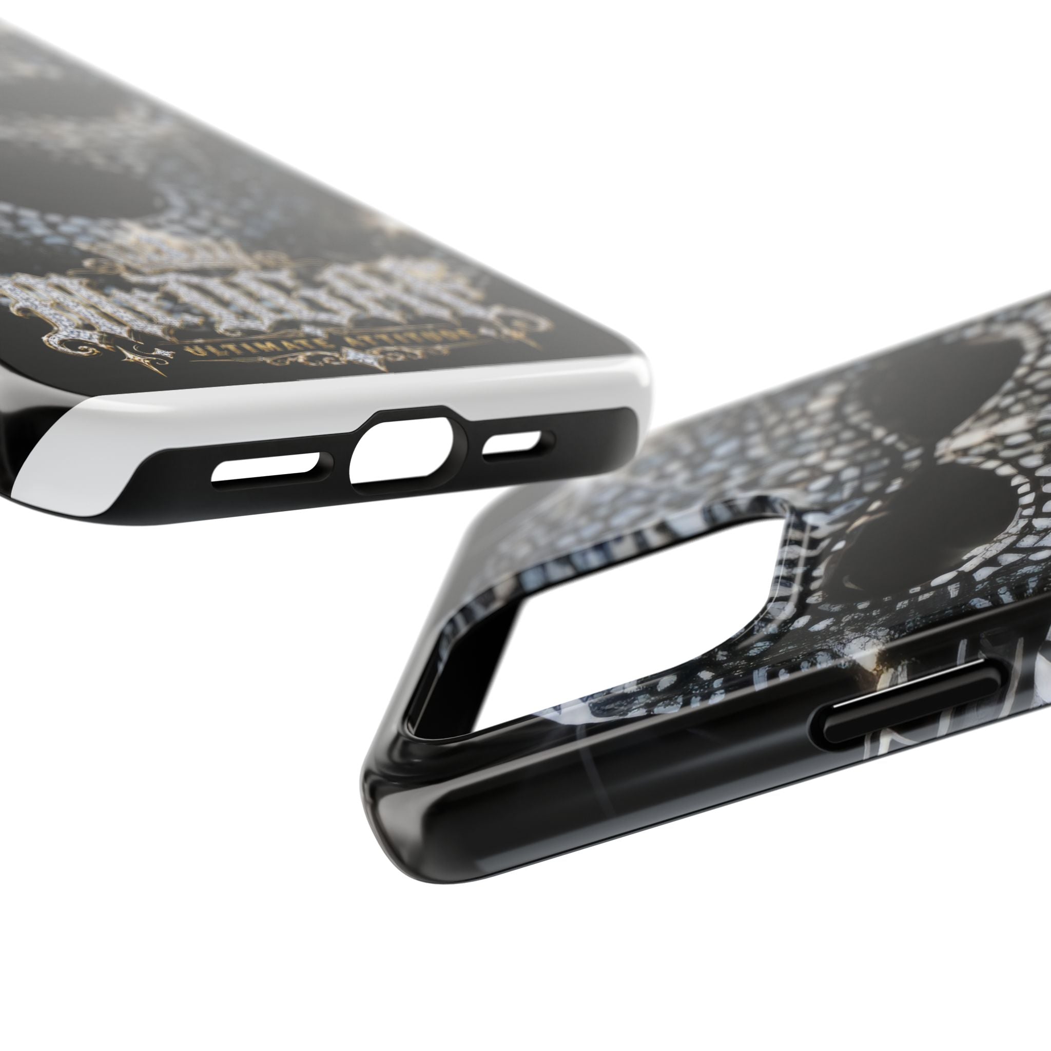 Skull Rhinestone Tough Phone Case — "Outlaw" Ultimate Attitude - mrdgaf.shop