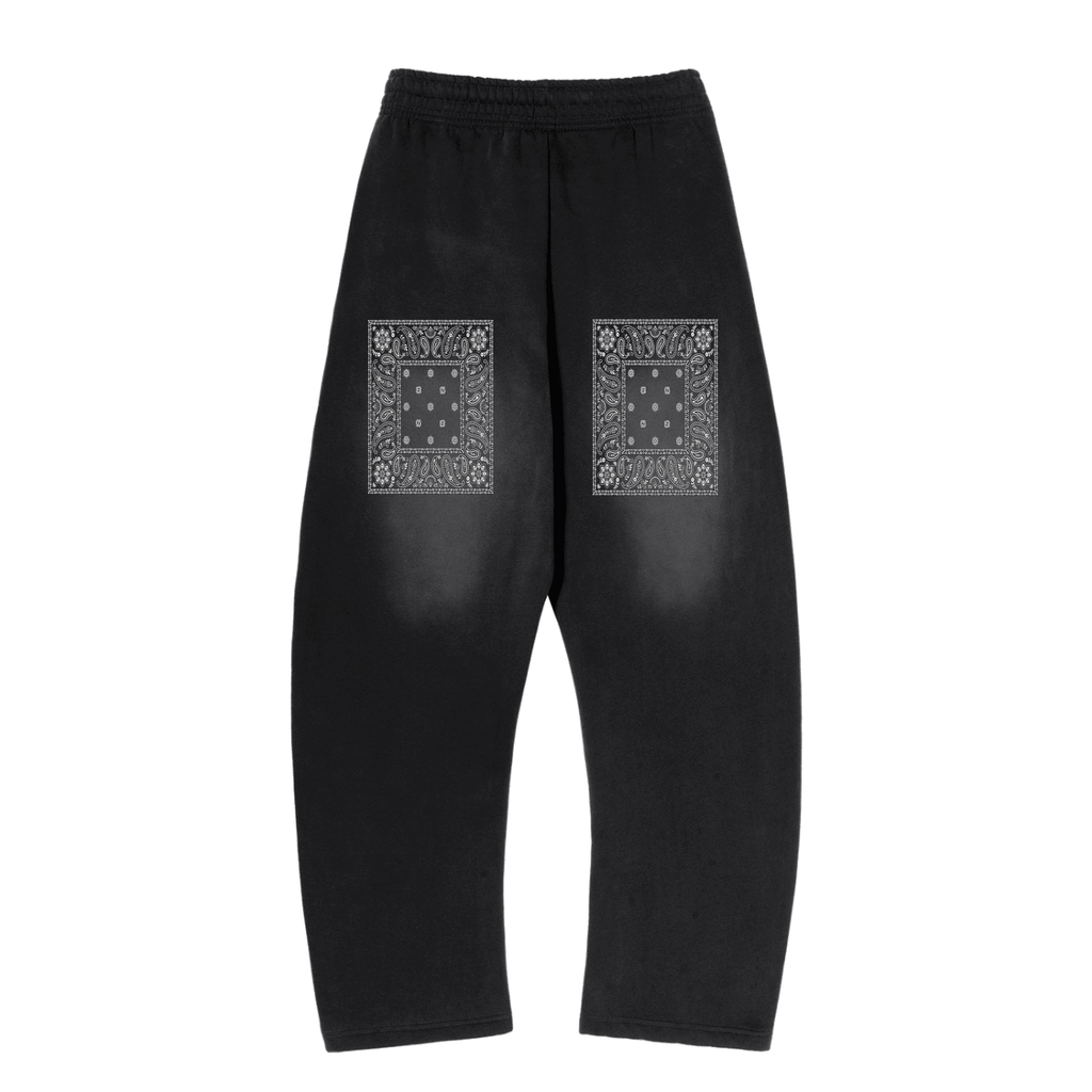 Sunfade Curved Blade Fleece Sweatpants - mrdgaf.shop