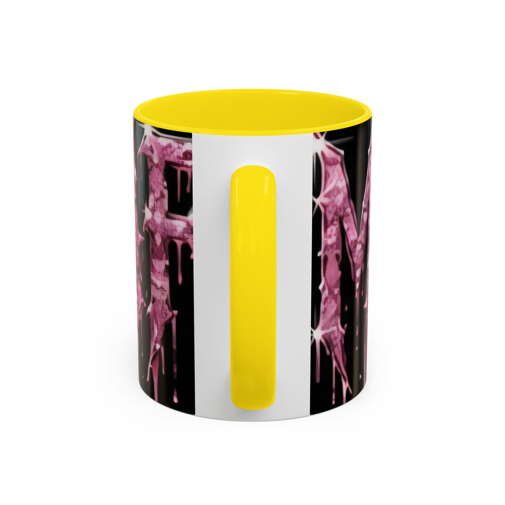 Dripping Pink Glitter Gothic Mug — Accent Coffee Cup (11/15oz) - mrdgaf.shop