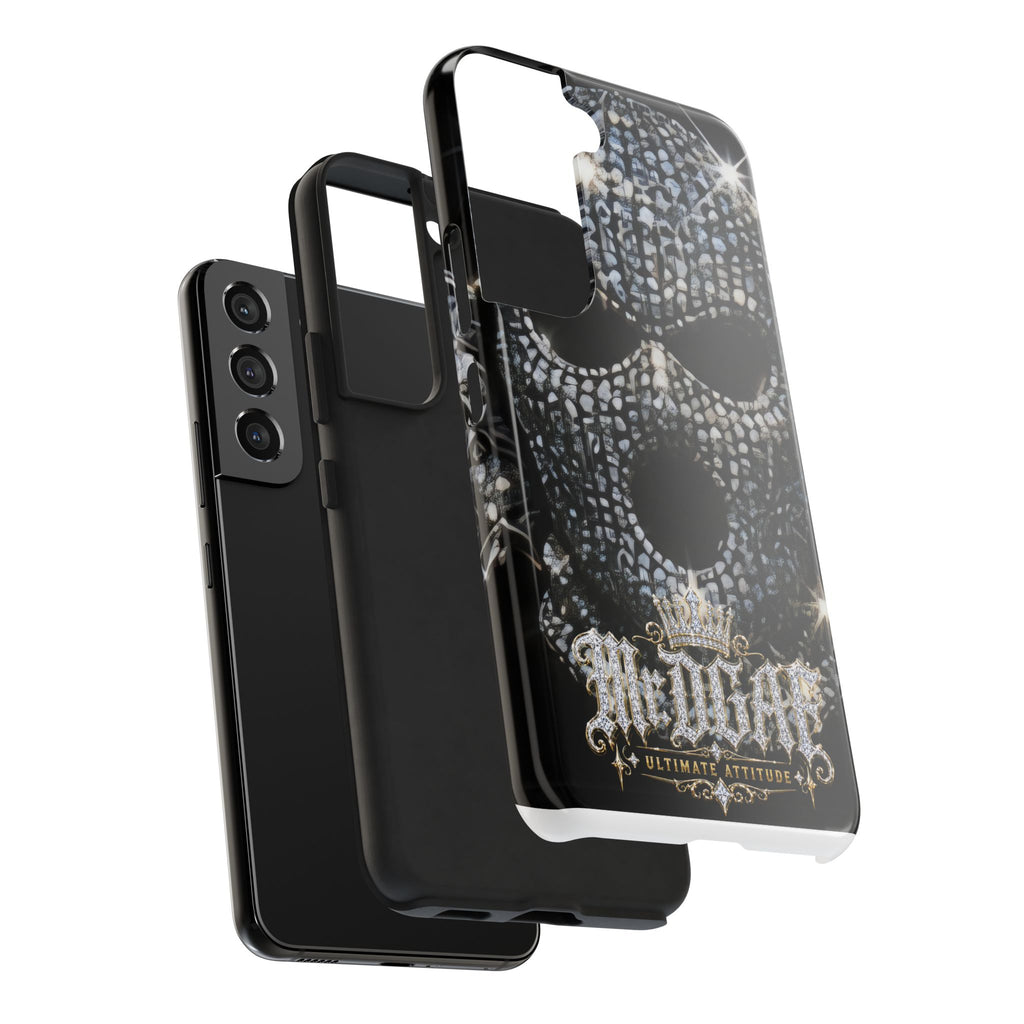 Skull Rhinestone Tough Phone Case — "Outlaw" Ultimate Attitude - mrdgaf.shop