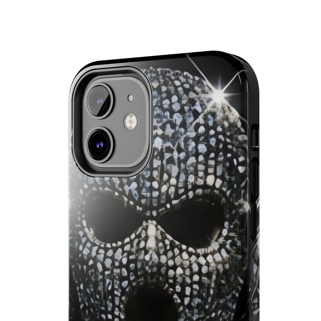 Skull Rhinestone Tough Phone Case — "Outlaw" Ultimate Attitude - mrdgaf.shop
