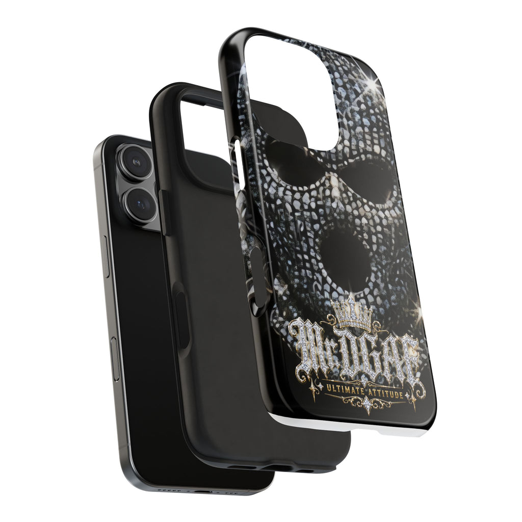 Skull Rhinestone Tough Phone Case — "Outlaw" Ultimate Attitude - mrdgaf.shop