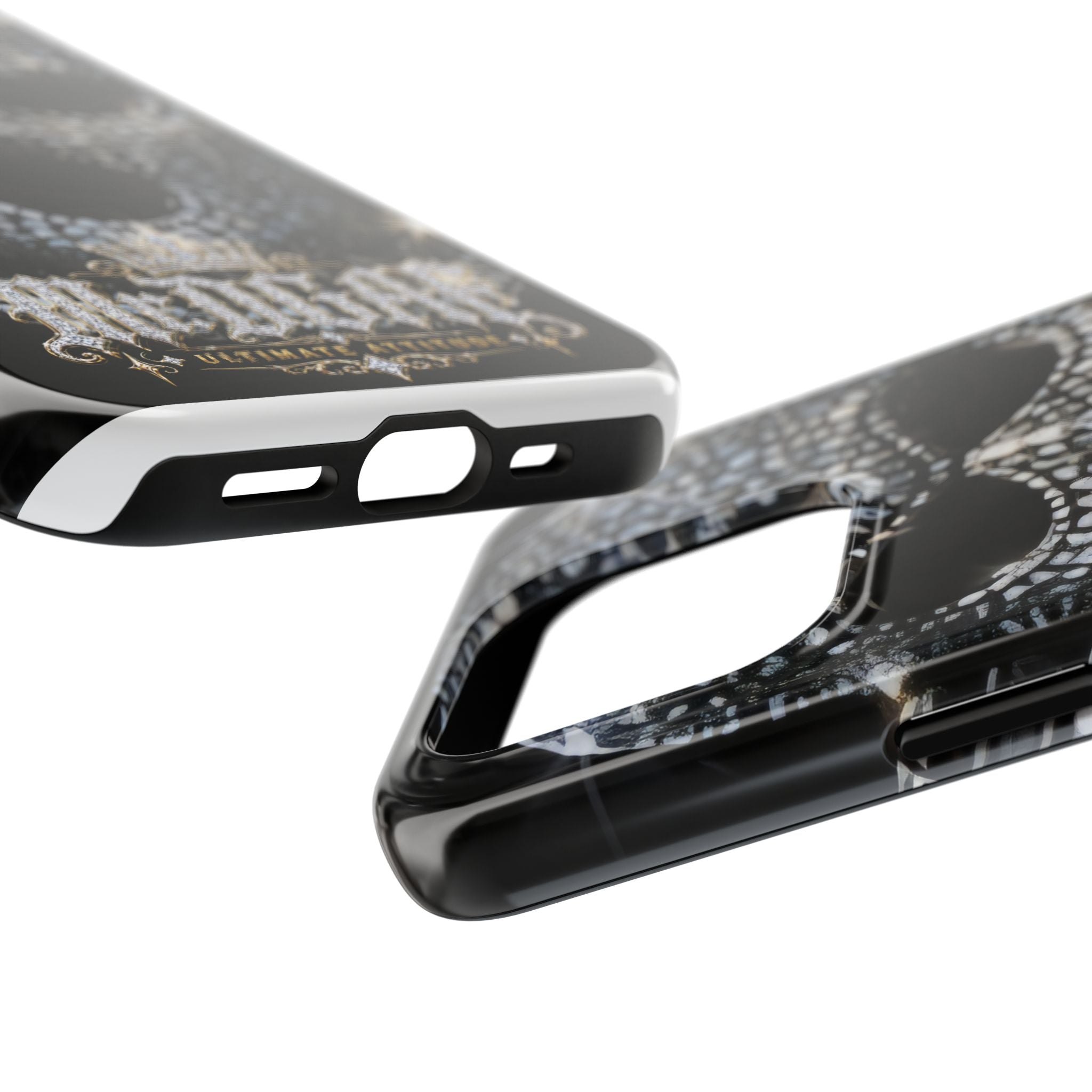 Skull Rhinestone Tough Phone Case — "Outlaw" Ultimate Attitude - mrdgaf.shop