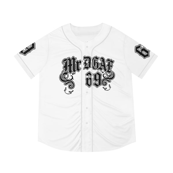 MrDGAF 69 Baseball Jersey — Vintage Gothic Numbered Men’s Sports Tee - mrdgaf.shop