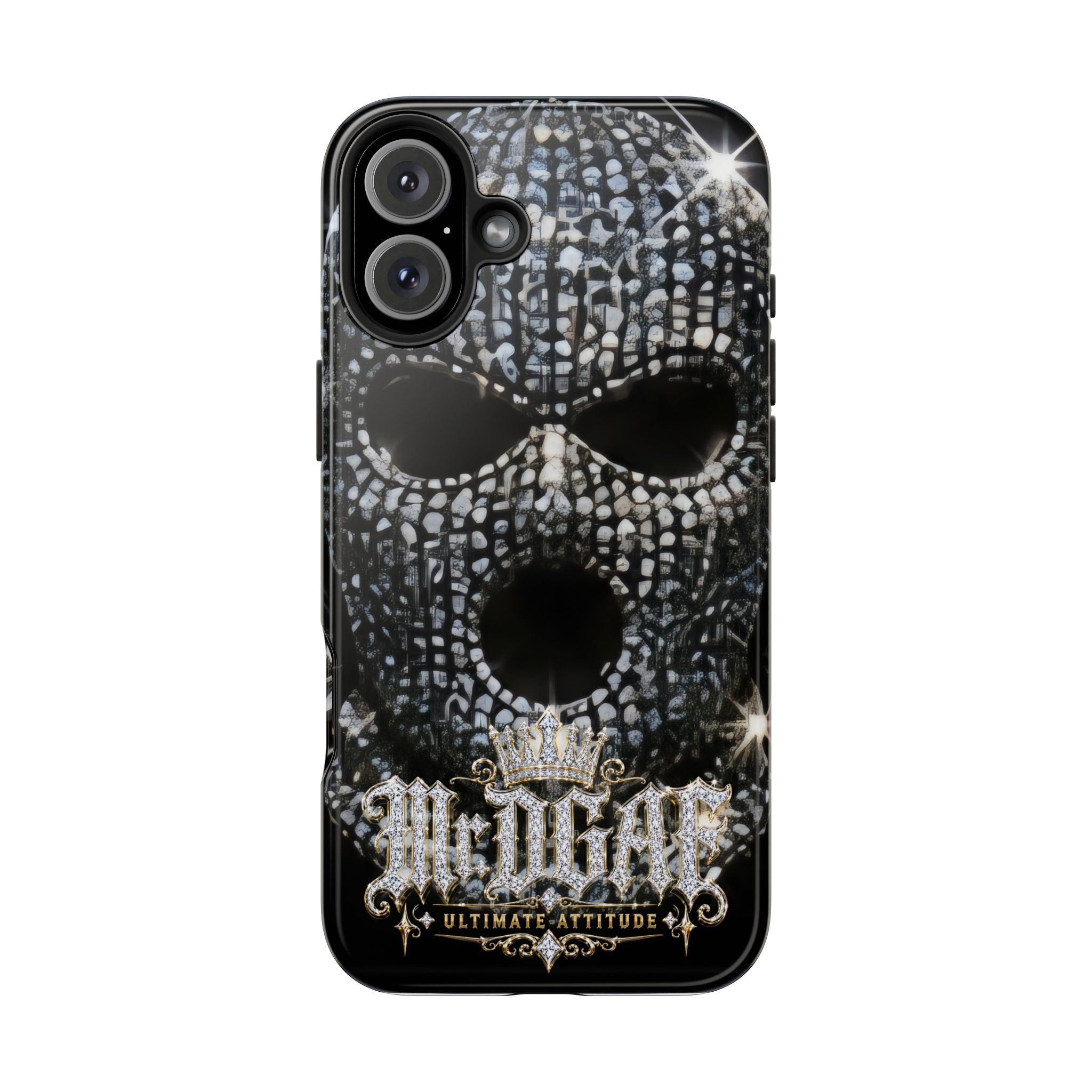 Skull Rhinestone Tough Phone Case — "Outlaw" Ultimate Attitude - mrdgaf.shop