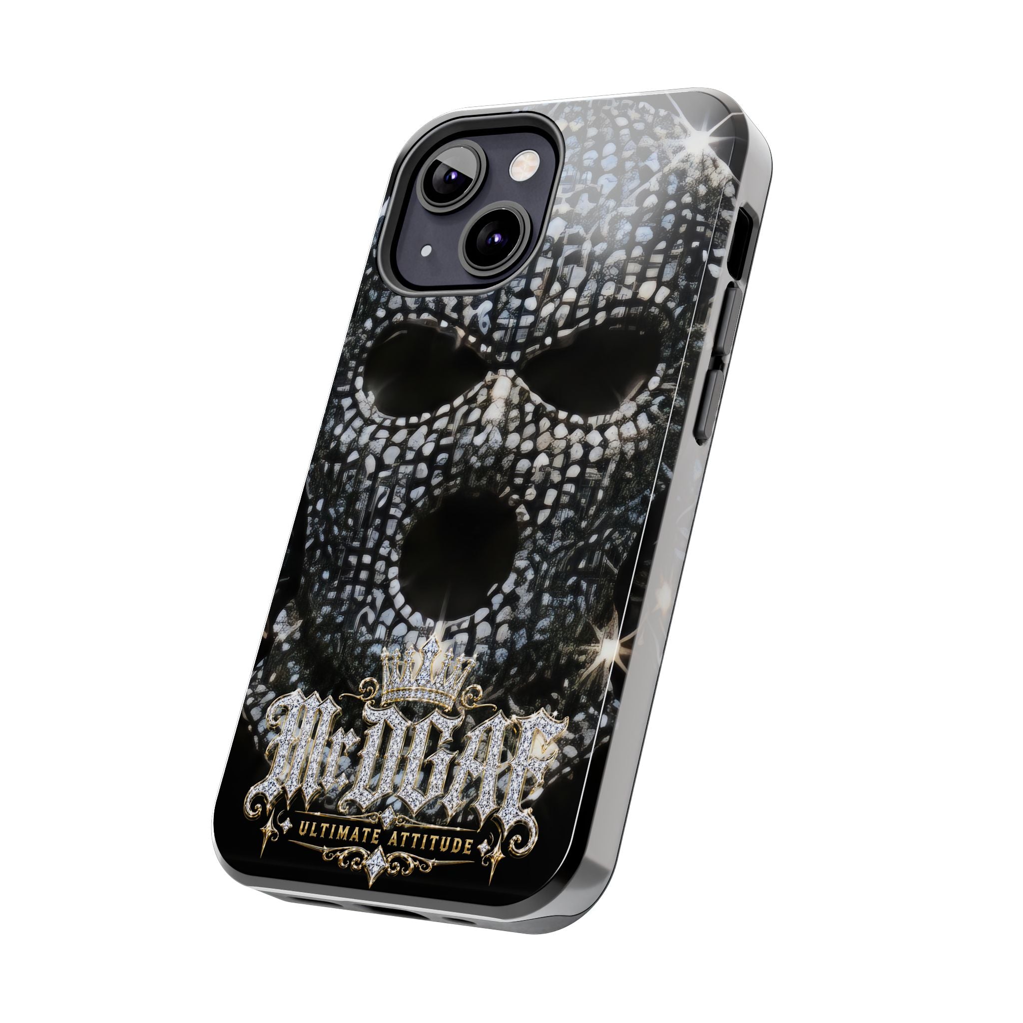 Skull Rhinestone Tough Phone Case — "Outlaw" Ultimate Attitude - mrdgaf.shop