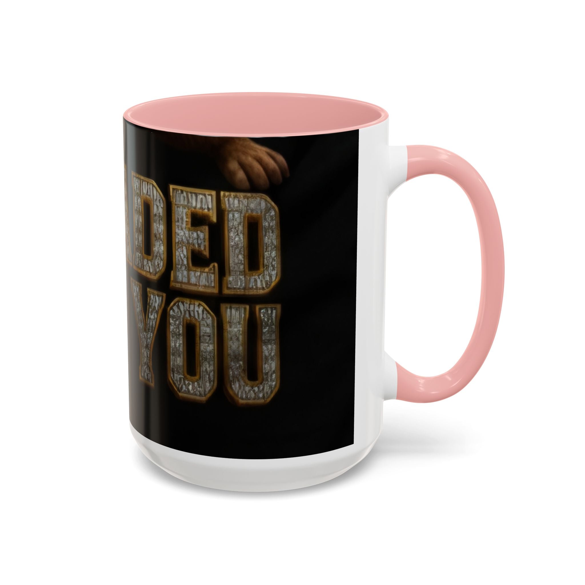 Accent Coffee Mug - 'I Graduated From You' Sparkle Lettering Graduation Gift