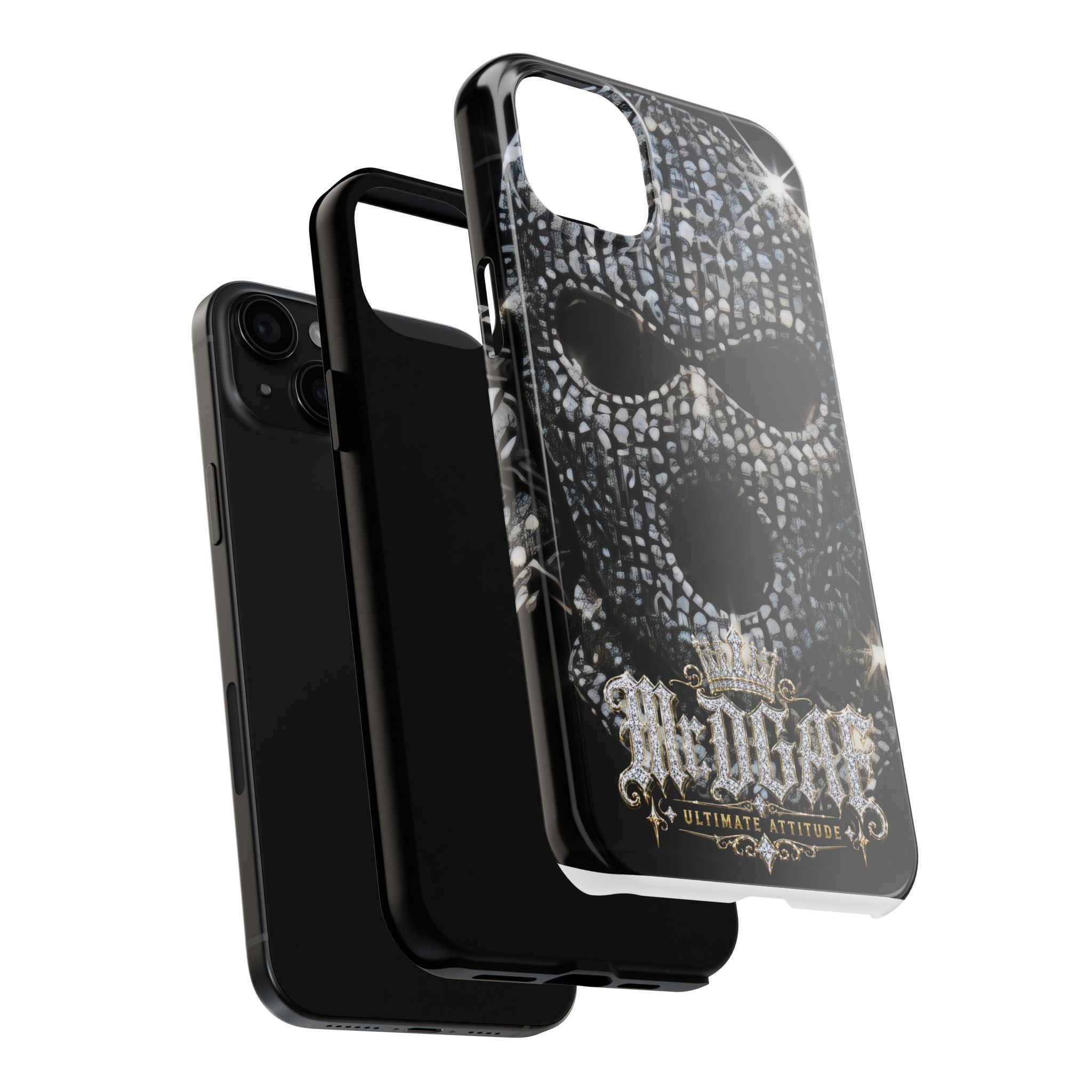 Skull Rhinestone Tough Phone Case — "Outlaw" Ultimate Attitude - mrdgaf.shop