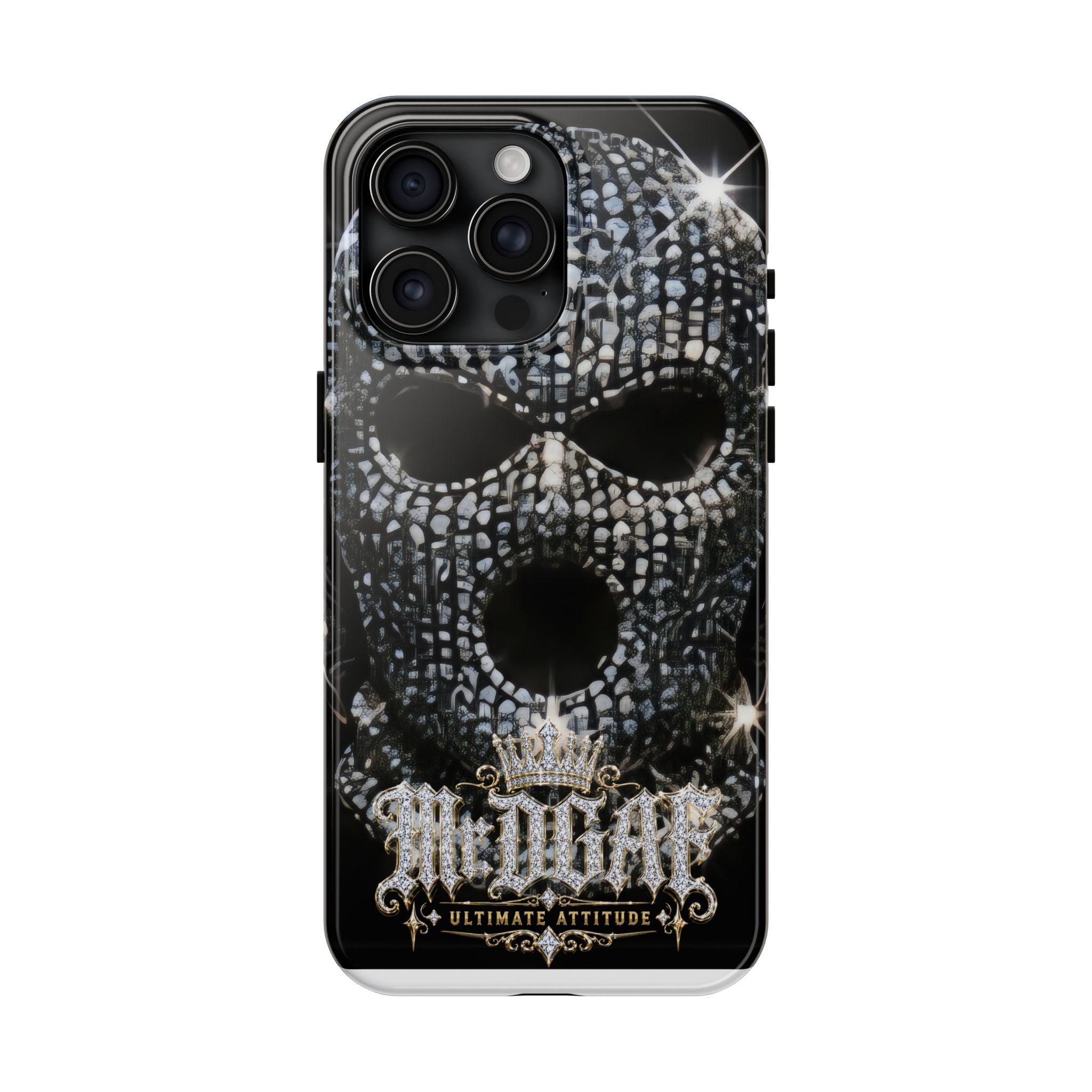 Skull Rhinestone Tough Phone Case — "Outlaw" Ultimate Attitude - mrdgaf.shop