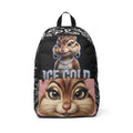 Girls school bag Ice Cold Chipmunk Backpack — Cute Cartoon Animal School Bag with Bandana Design
