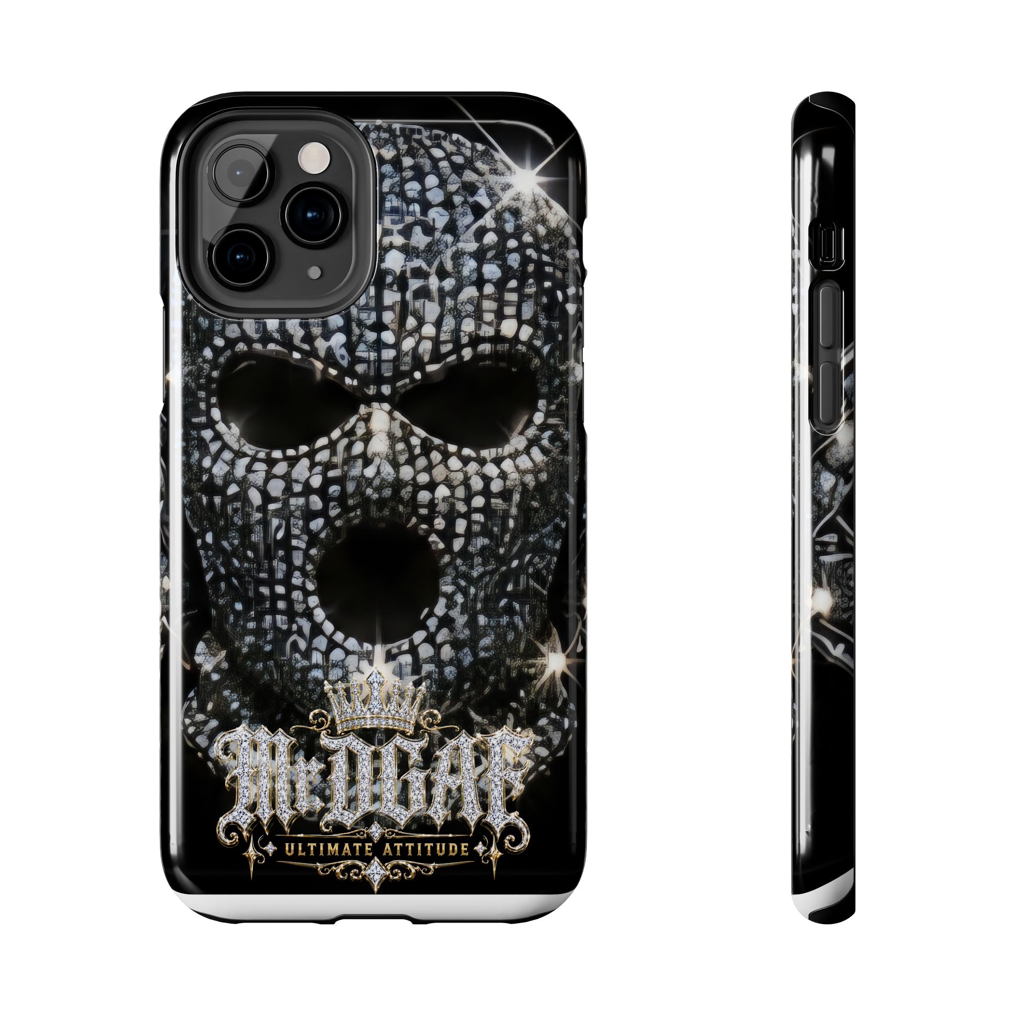 Skull Rhinestone Tough Phone Case — "Outlaw" Ultimate Attitude - mrdgaf.shop