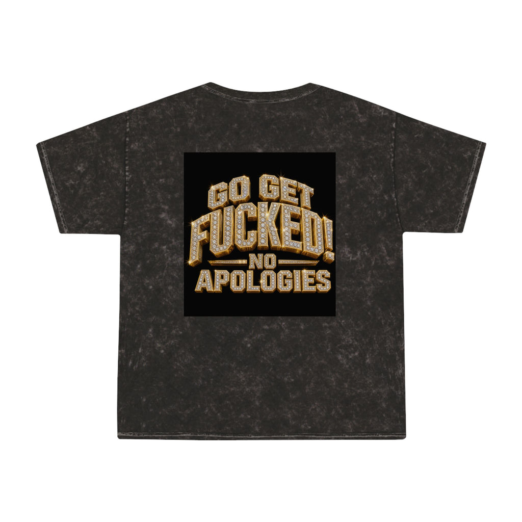 Don't Waste My F*cking Time Mineral Wash T‑Shirt — Bold Graphic Statement Tee