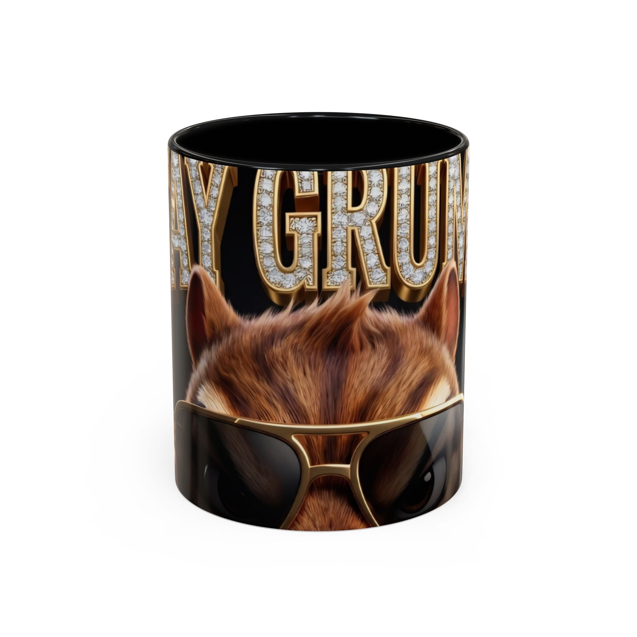 Coffee Mug – "Grumpy" Cool Sunglasses Squirrel Accent Mug (11/15oz)