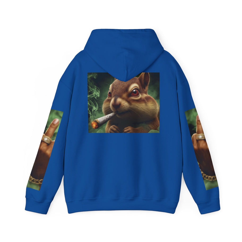 Hoodie — Smoky Chipmunk 'DGAF' Graphic Pullover