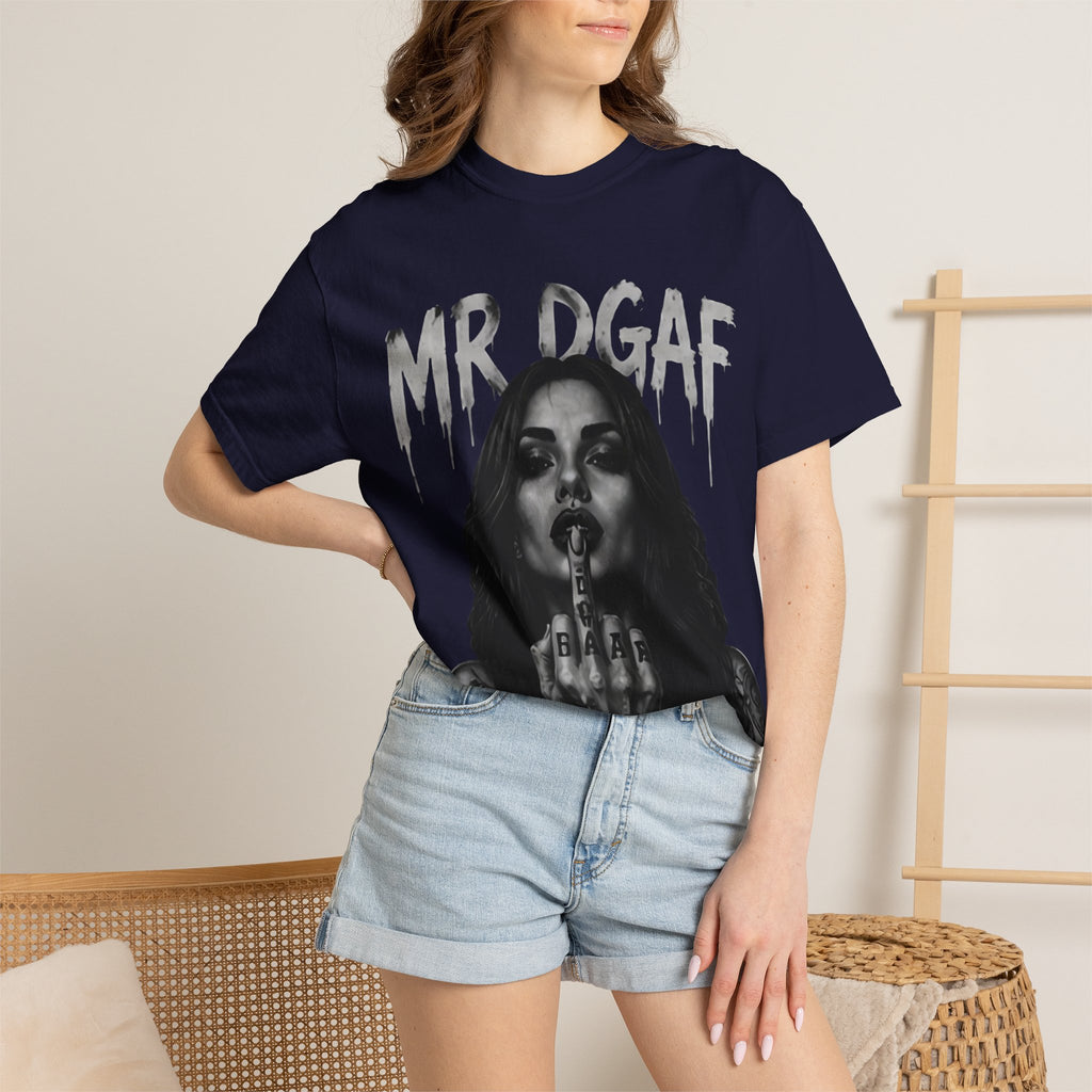 Mr DGAF Graphic T-Shirt — Edgy Middle Finger Streetwear Tee - mrdgaf.shop