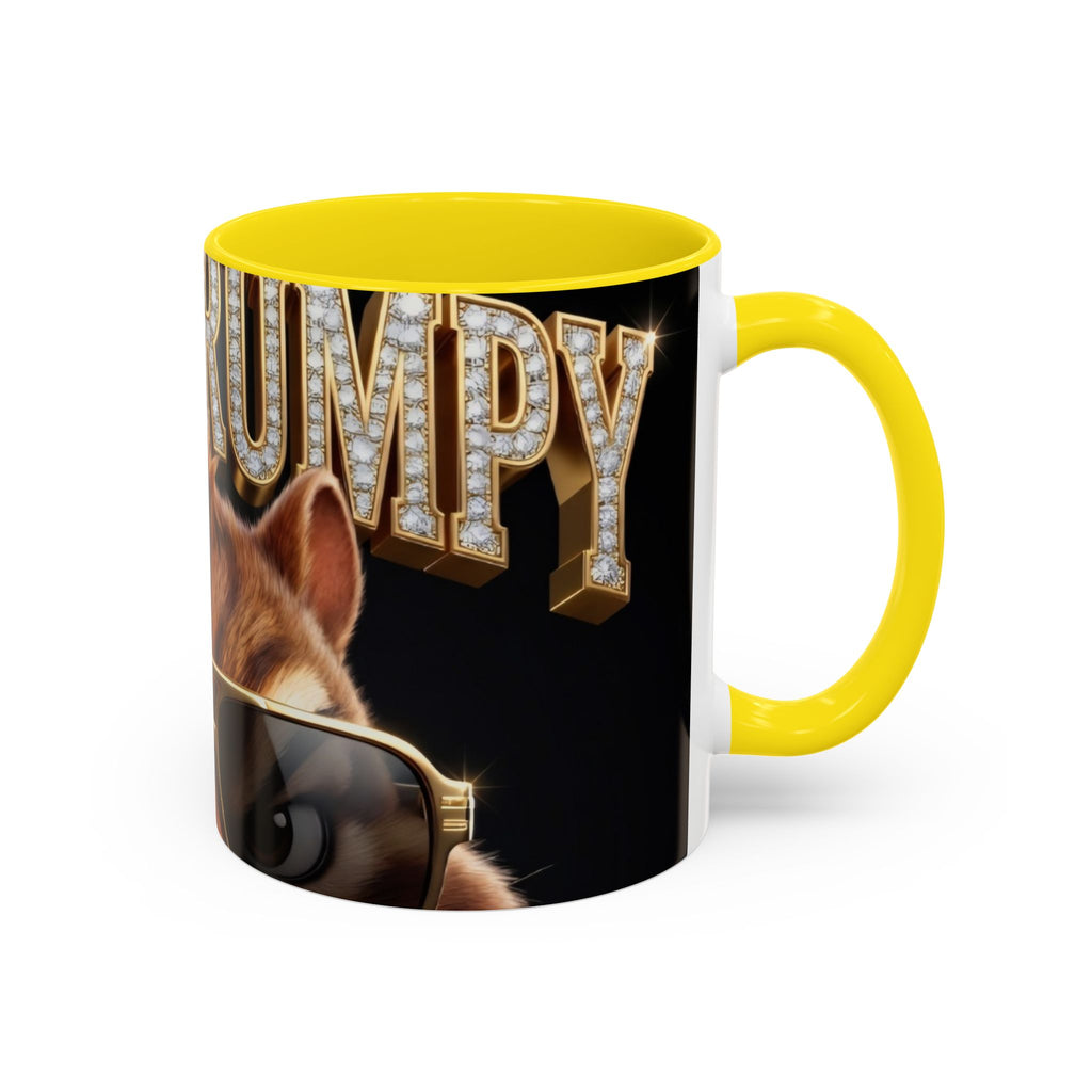 Coffee Mug – "Grumpy" Cool Sunglasses Squirrel Accent Mug (11/15oz)
