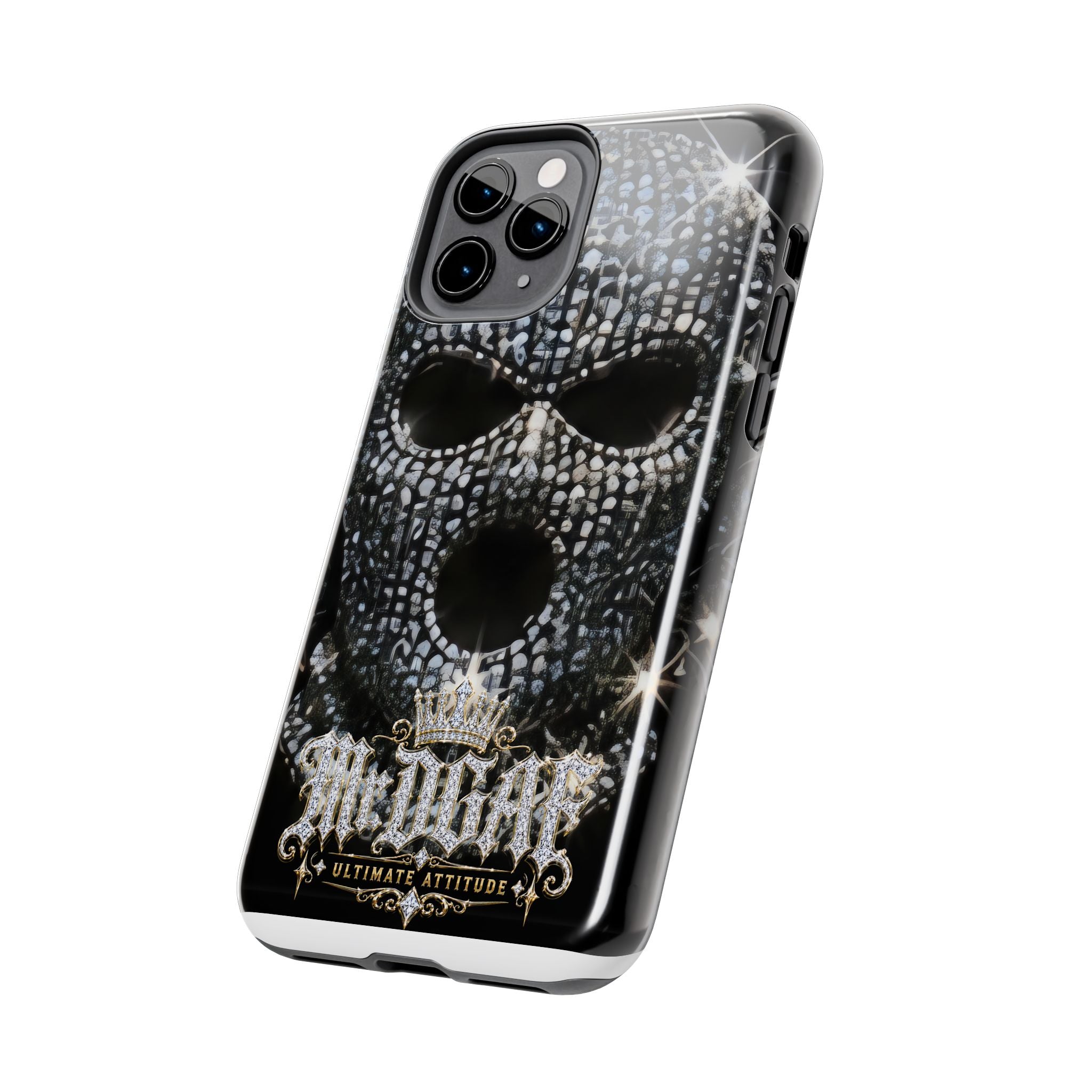 Skull Rhinestone Tough Phone Case — "Outlaw" Ultimate Attitude - mrdgaf.shop