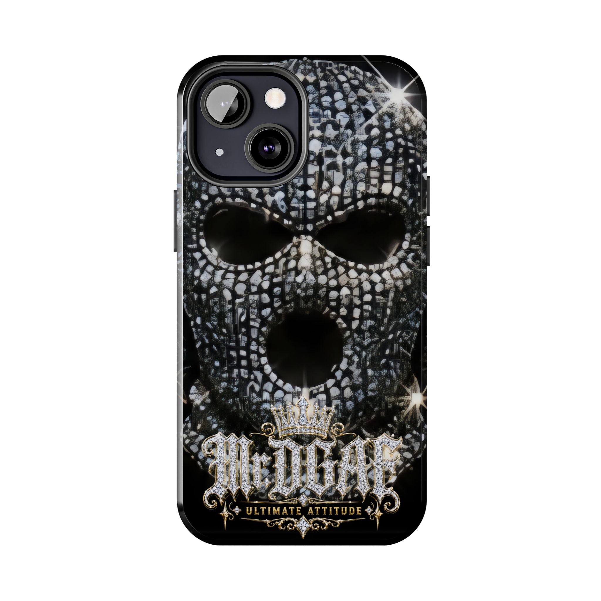 Skull Rhinestone Tough Phone Case — "Outlaw" Ultimate Attitude - mrdgaf.shop