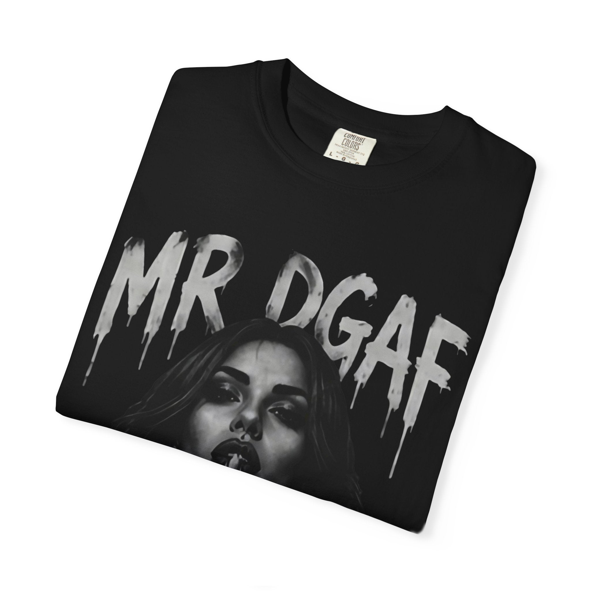 Mr DGAF Graphic T-Shirt — Edgy Middle Finger Streetwear Tee - mrdgaf.shop
