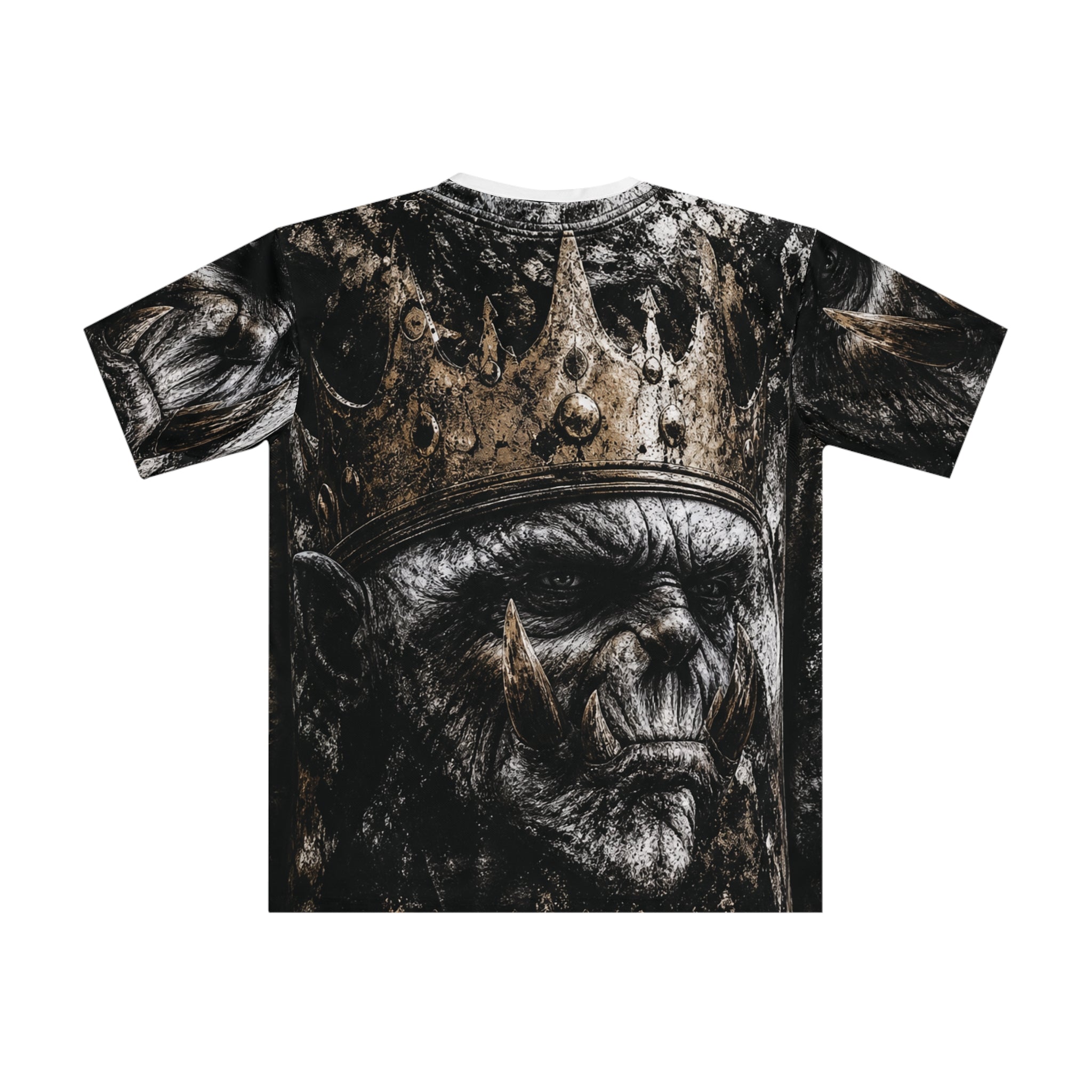 Men's Graphic T-Shirt — 'Mr. Dope' Crowned Gorilla All-Over Print - mrdgaf.shop