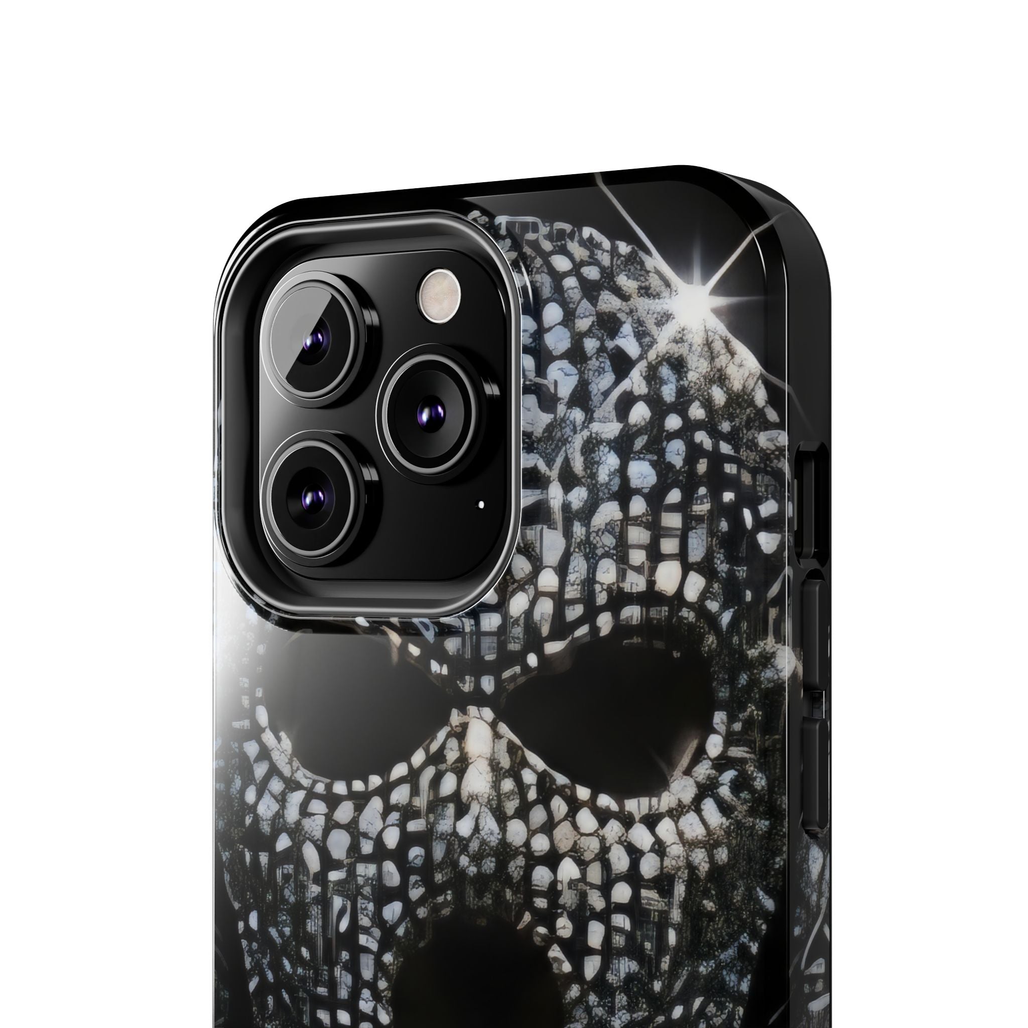 Skull Rhinestone Tough Phone Case — "Outlaw" Ultimate Attitude - mrdgaf.shop