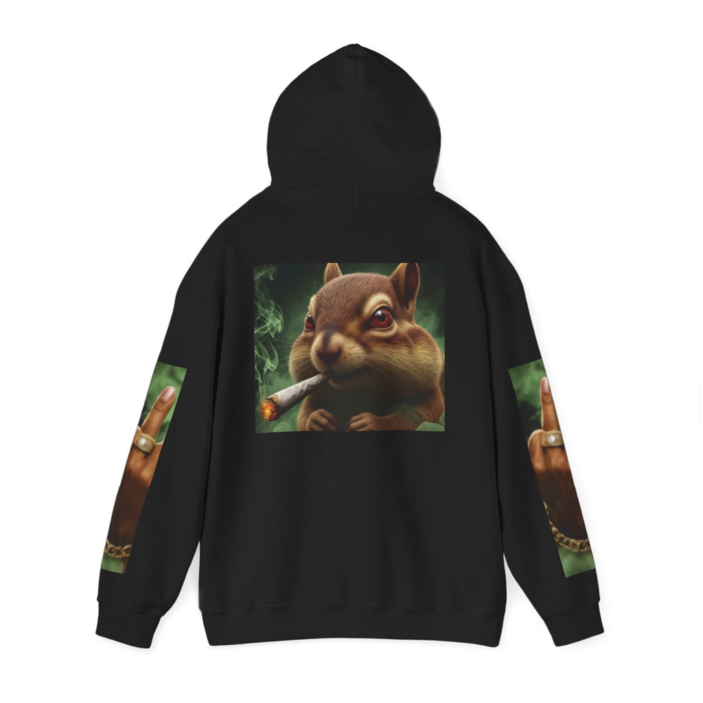 Hoodie — Smoky Chipmunk 'DGAF' Graphic Pullover