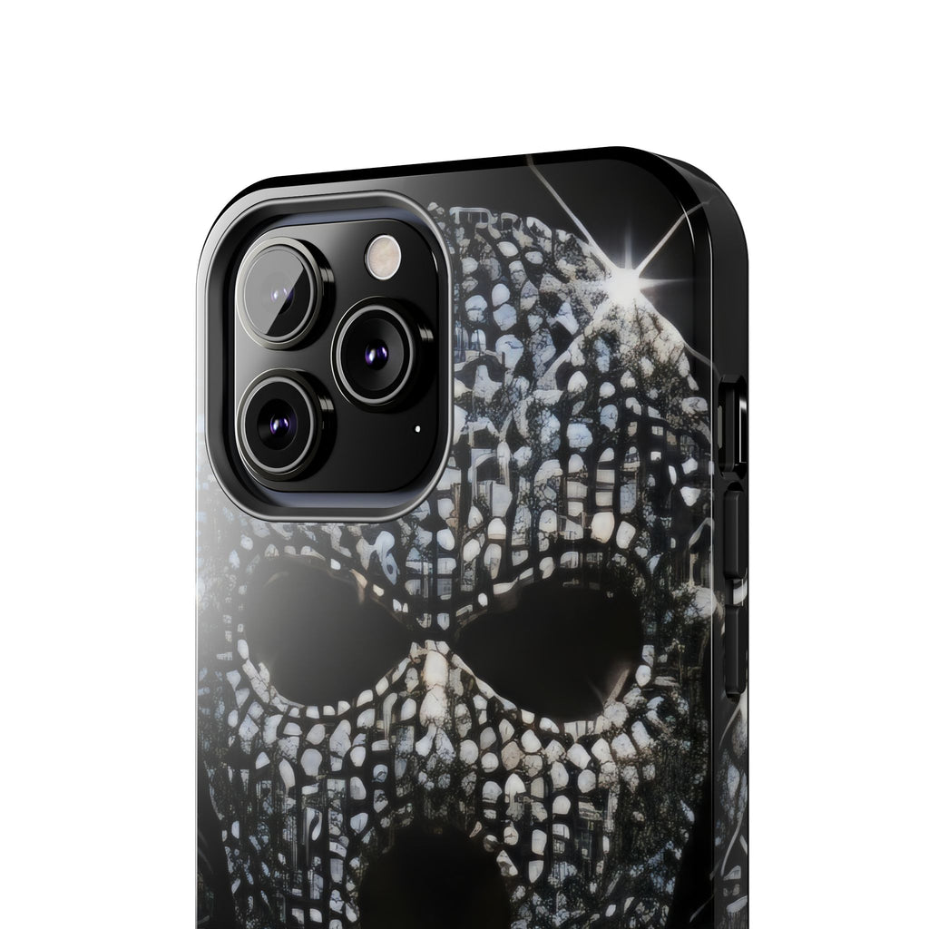 Skull Rhinestone Tough Phone Case — "Outlaw" Ultimate Attitude - mrdgaf.shop