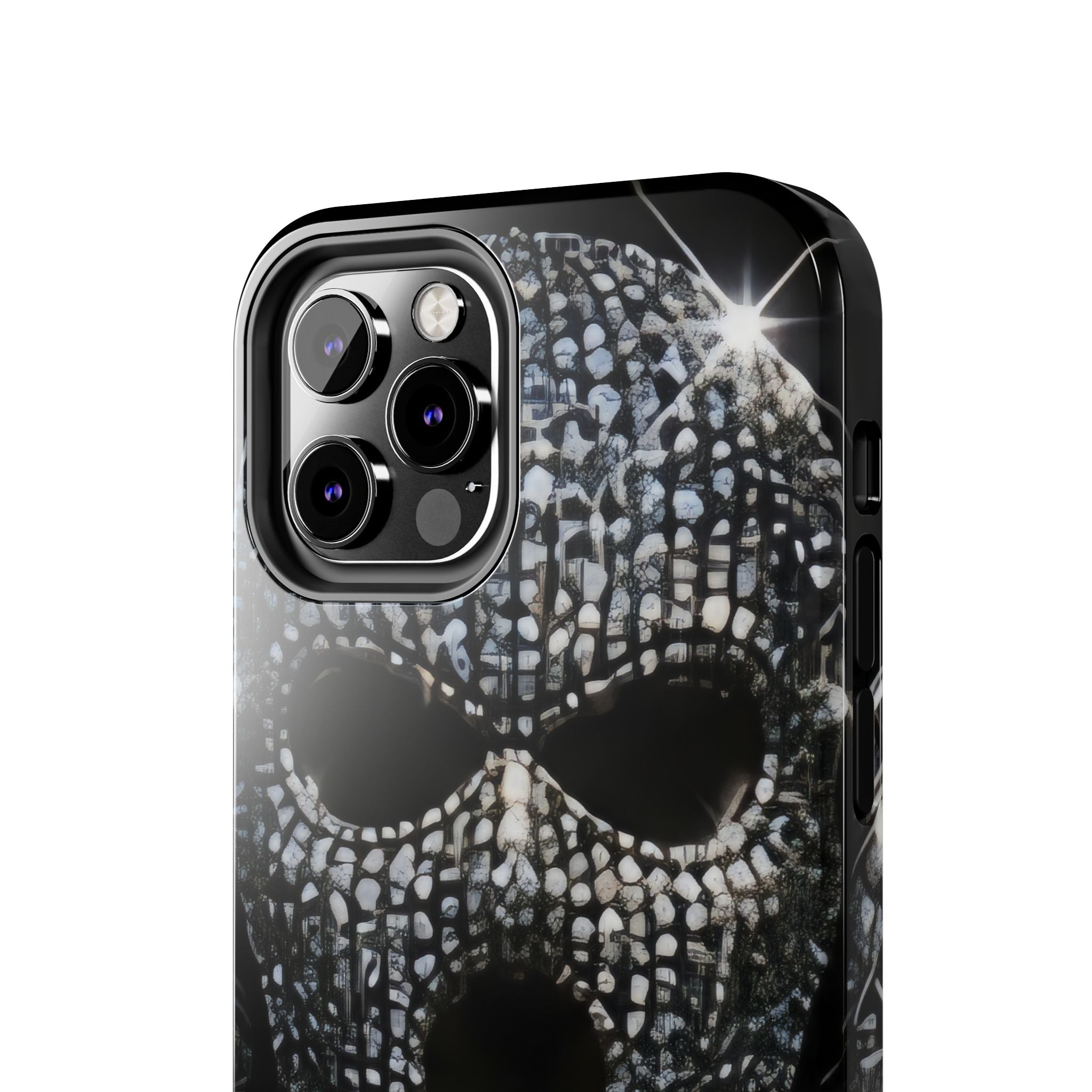 Skull Rhinestone Tough Phone Case — "Outlaw" Ultimate Attitude - mrdgaf.shop