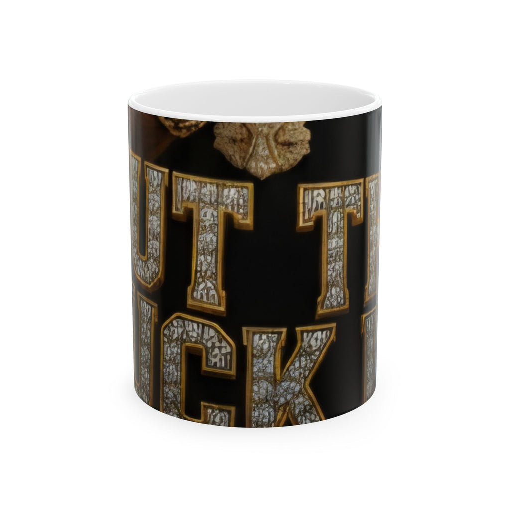 Ceramic Mug — “Butt Looks Good” Bling Text Coffee Mug (11oz, 15oz)