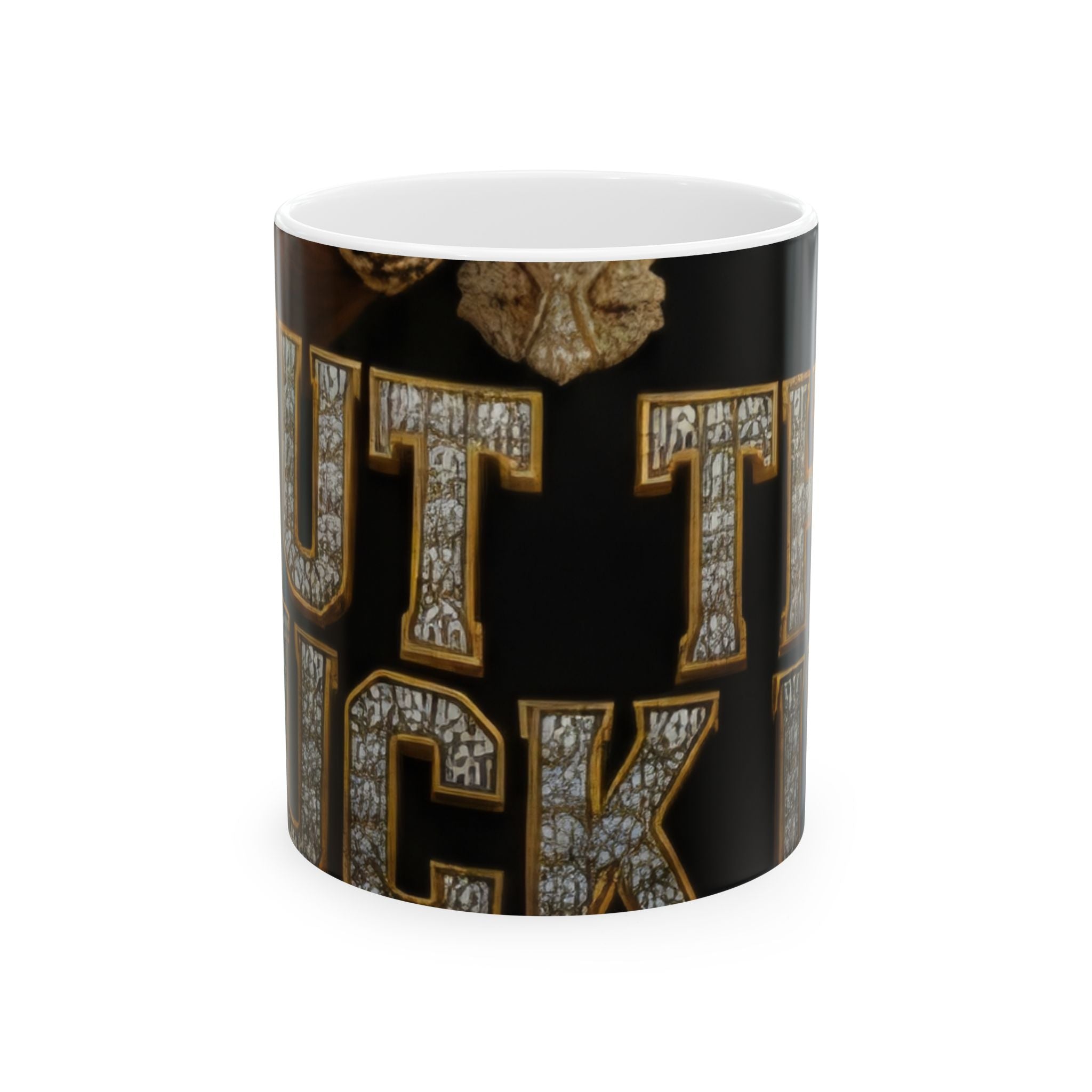 Ceramic Mug — “Butt Looks Good” Bling Text Coffee Mug (11oz, 15oz)