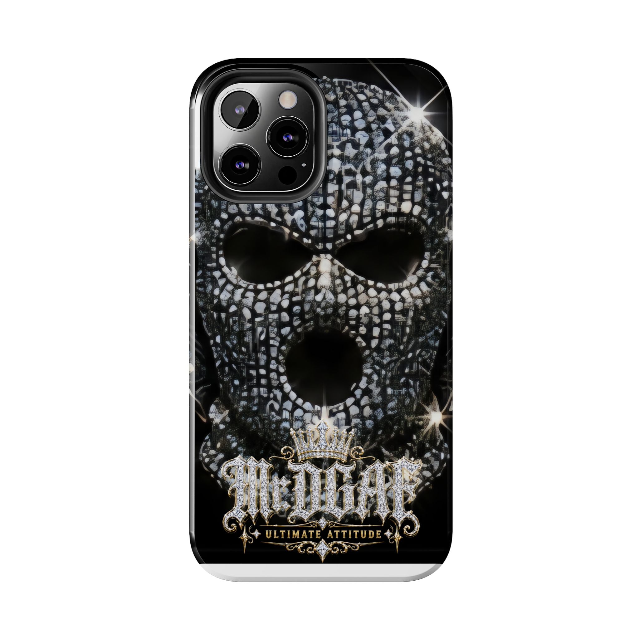 Skull Rhinestone Tough Phone Case — "Outlaw" Ultimate Attitude - mrdgaf.shop