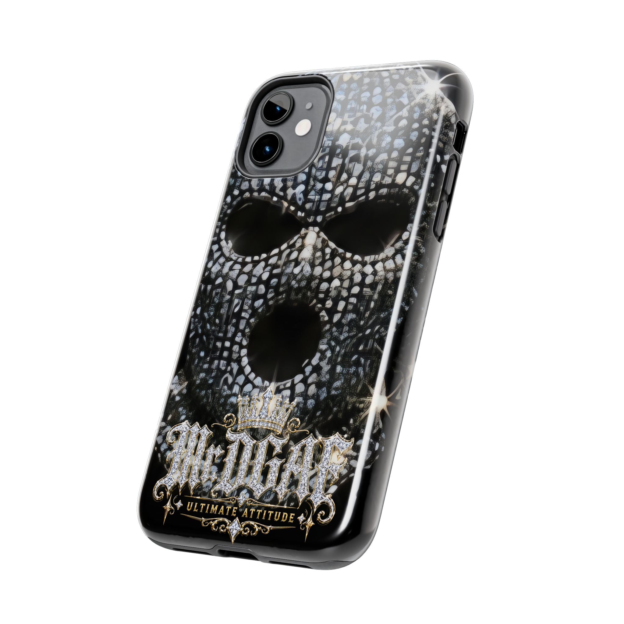 Skull Rhinestone Tough Phone Case — "Outlaw" Ultimate Attitude - mrdgaf.shop