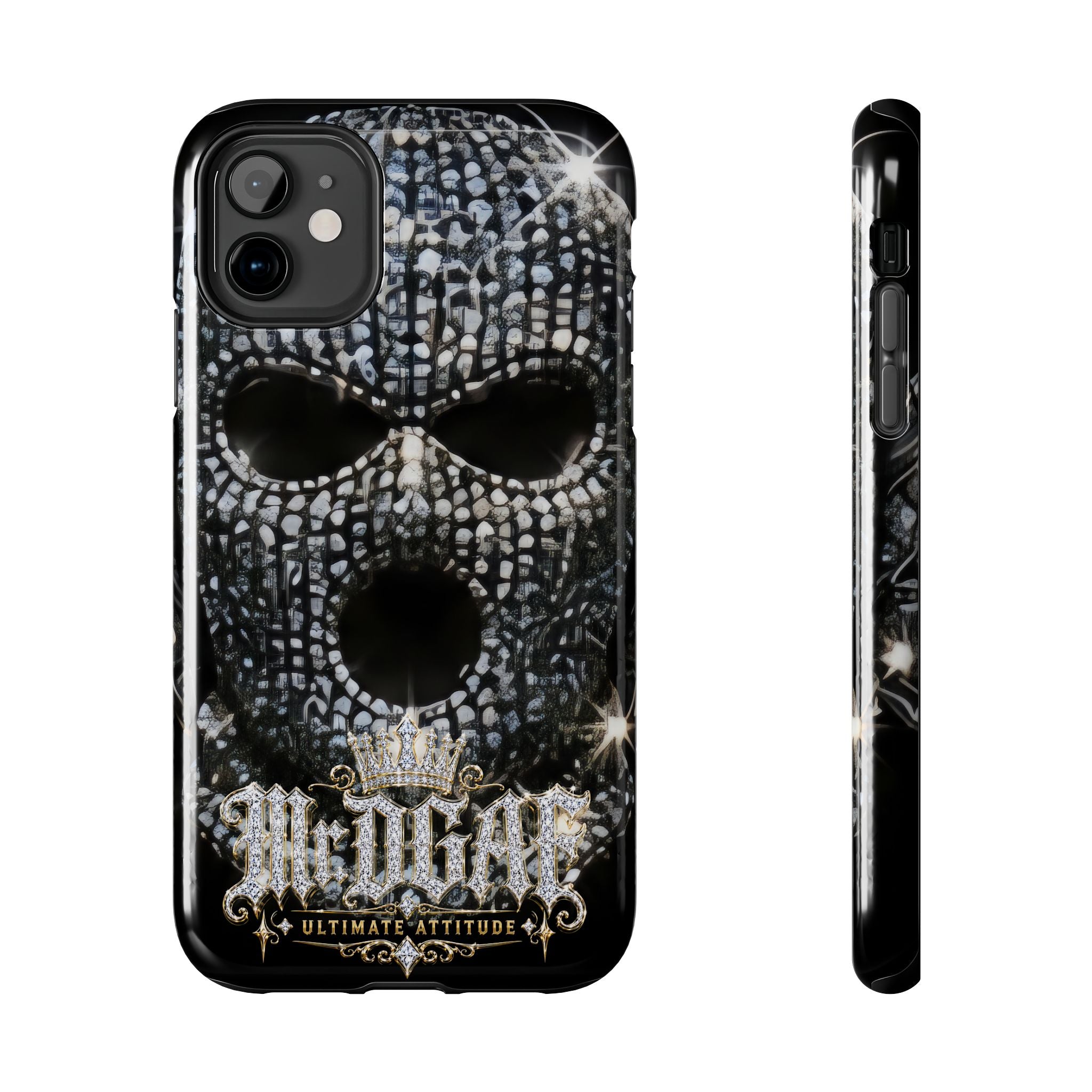 Skull Rhinestone Tough Phone Case — "Outlaw" Ultimate Attitude - mrdgaf.shop