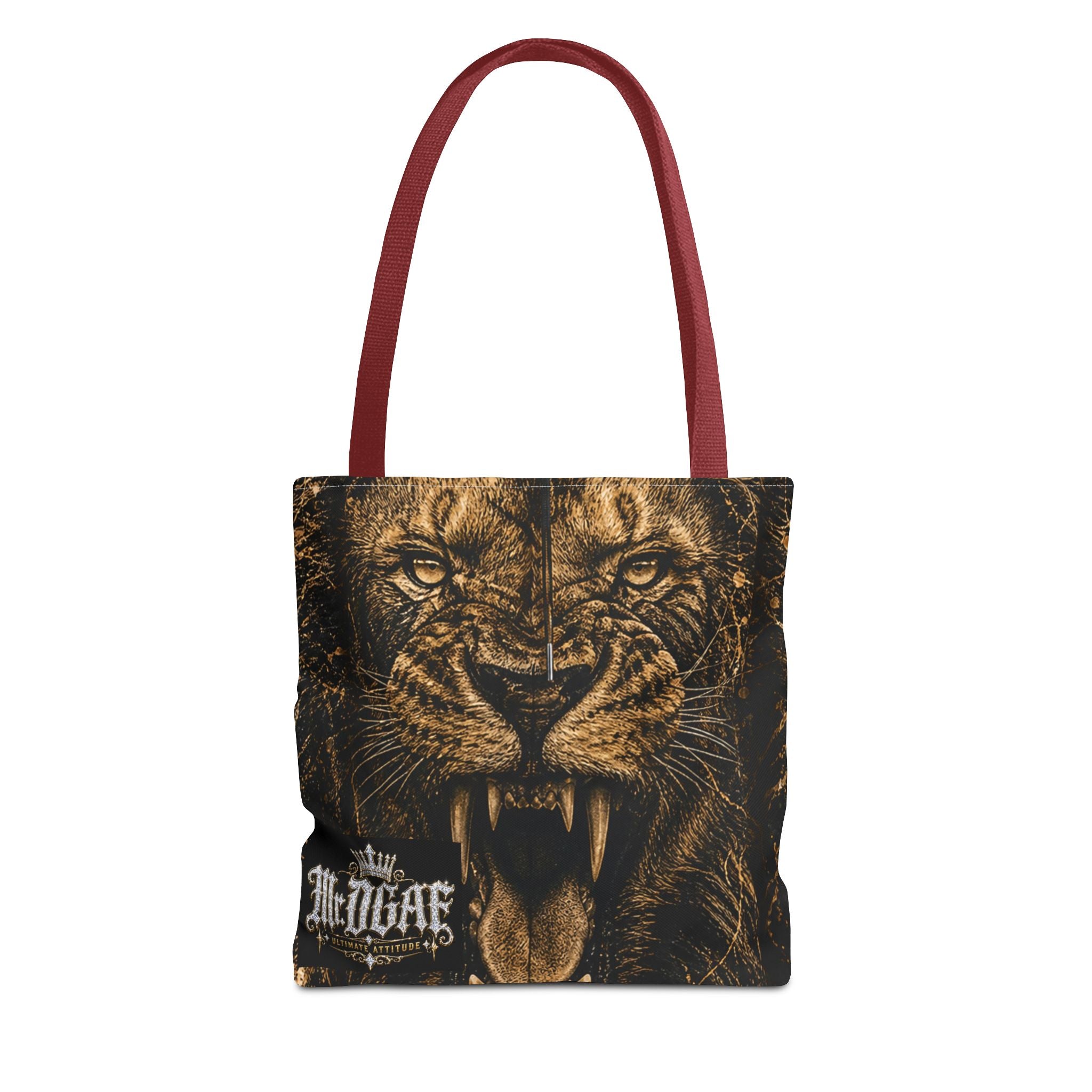 Roaring Lion Tote Bag – Vintage Fierce Animal Print Everyday Tote - mrdgaf.shop