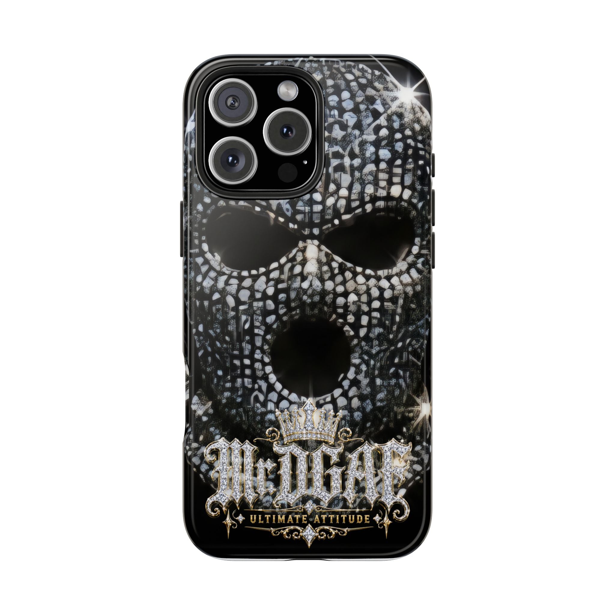 Skull Rhinestone Tough Phone Case — "Outlaw" Ultimate Attitude - mrdgaf.shop