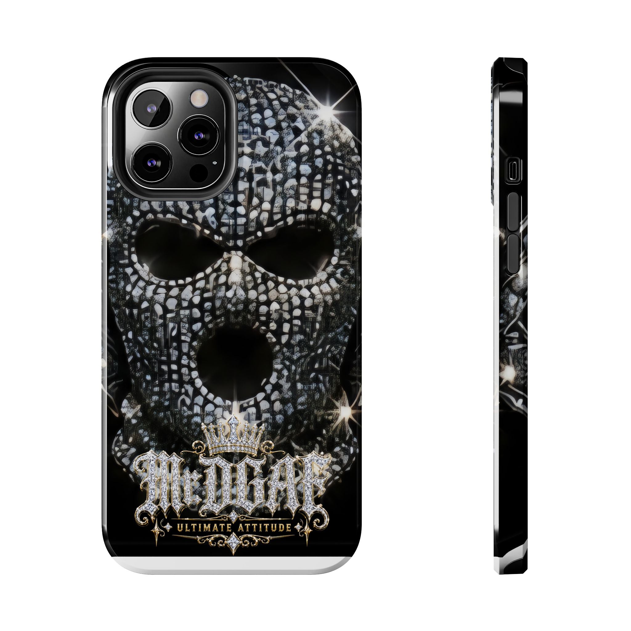 Skull Rhinestone Tough Phone Case — "Outlaw" Ultimate Attitude - mrdgaf.shop