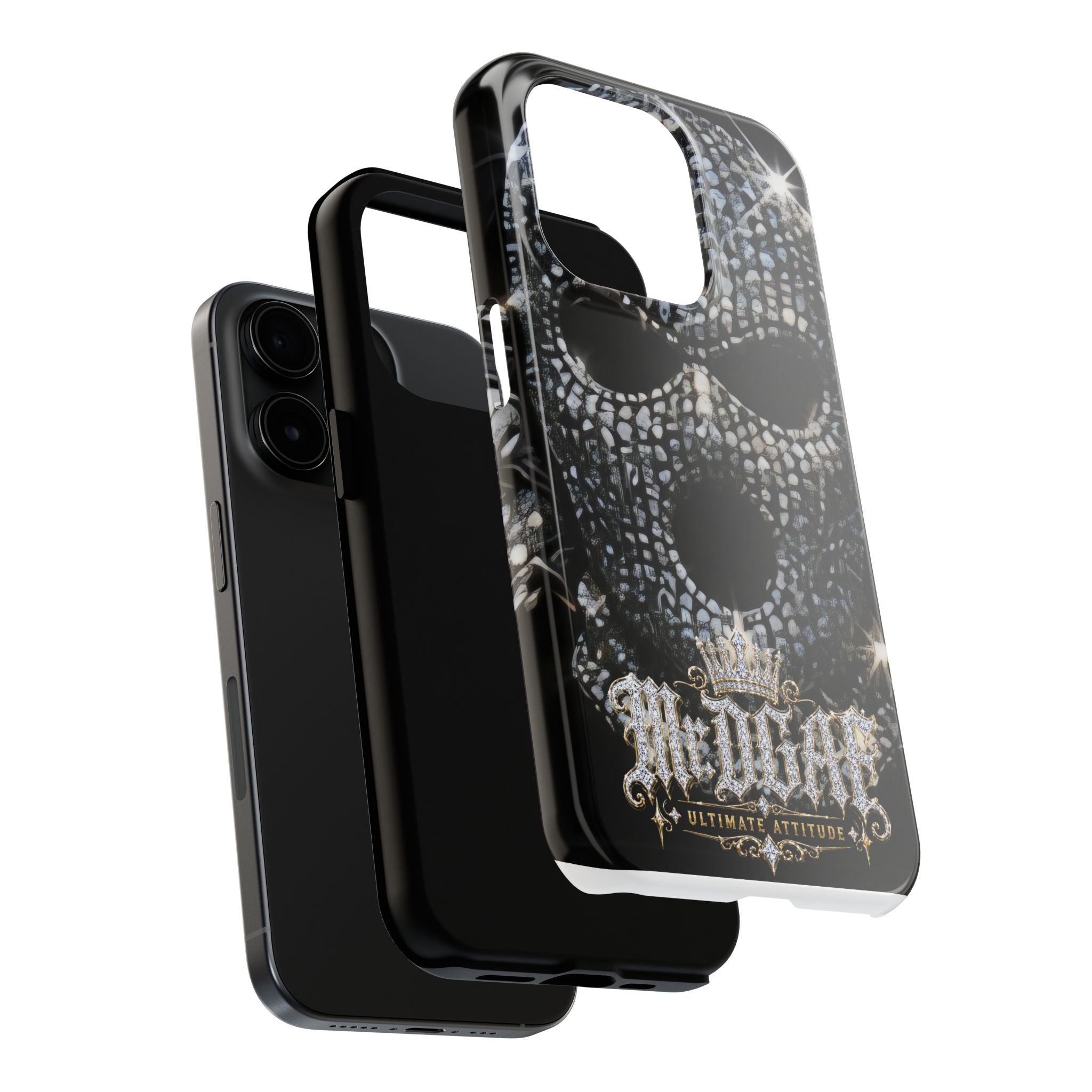 Skull Rhinestone Tough Phone Case — "Outlaw" Ultimate Attitude - mrdgaf.shop