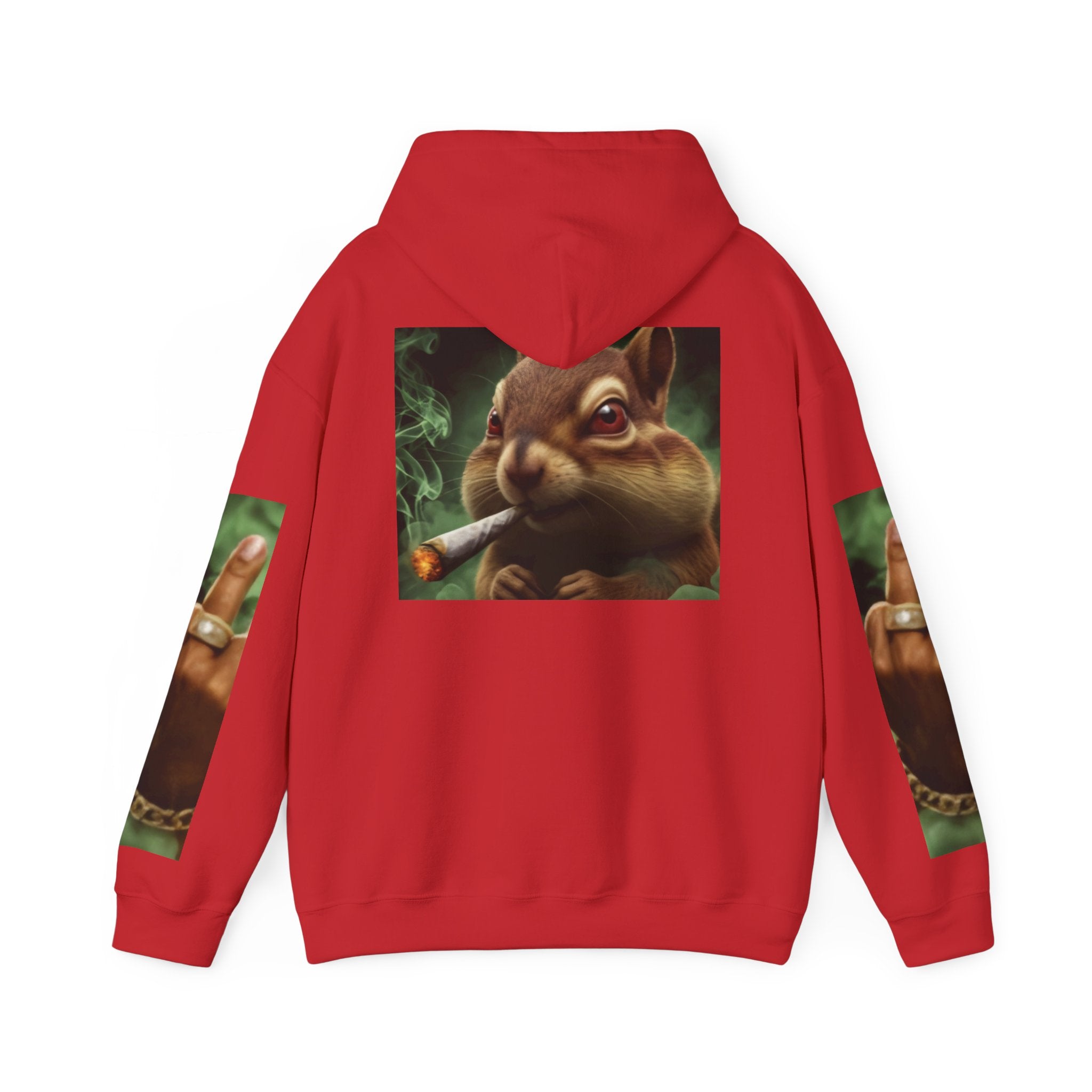 Hoodie — Smoky Chipmunk 'DGAF' Graphic Pullover