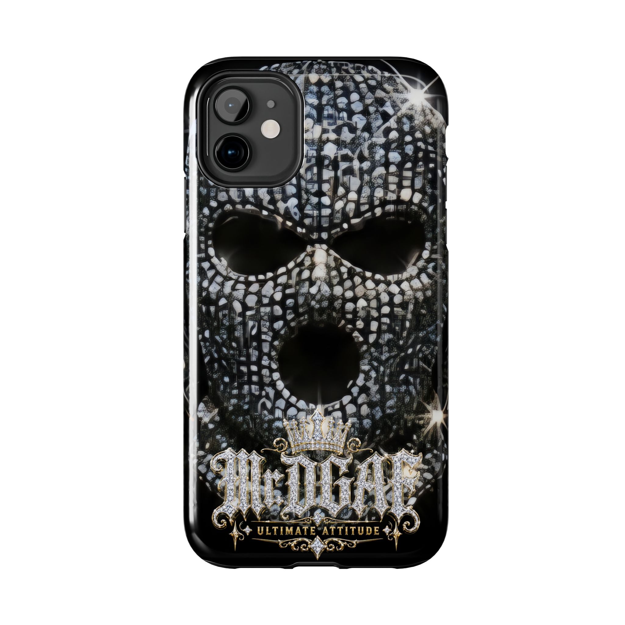 Skull Rhinestone Tough Phone Case — "Outlaw" Ultimate Attitude - mrdgaf.shop