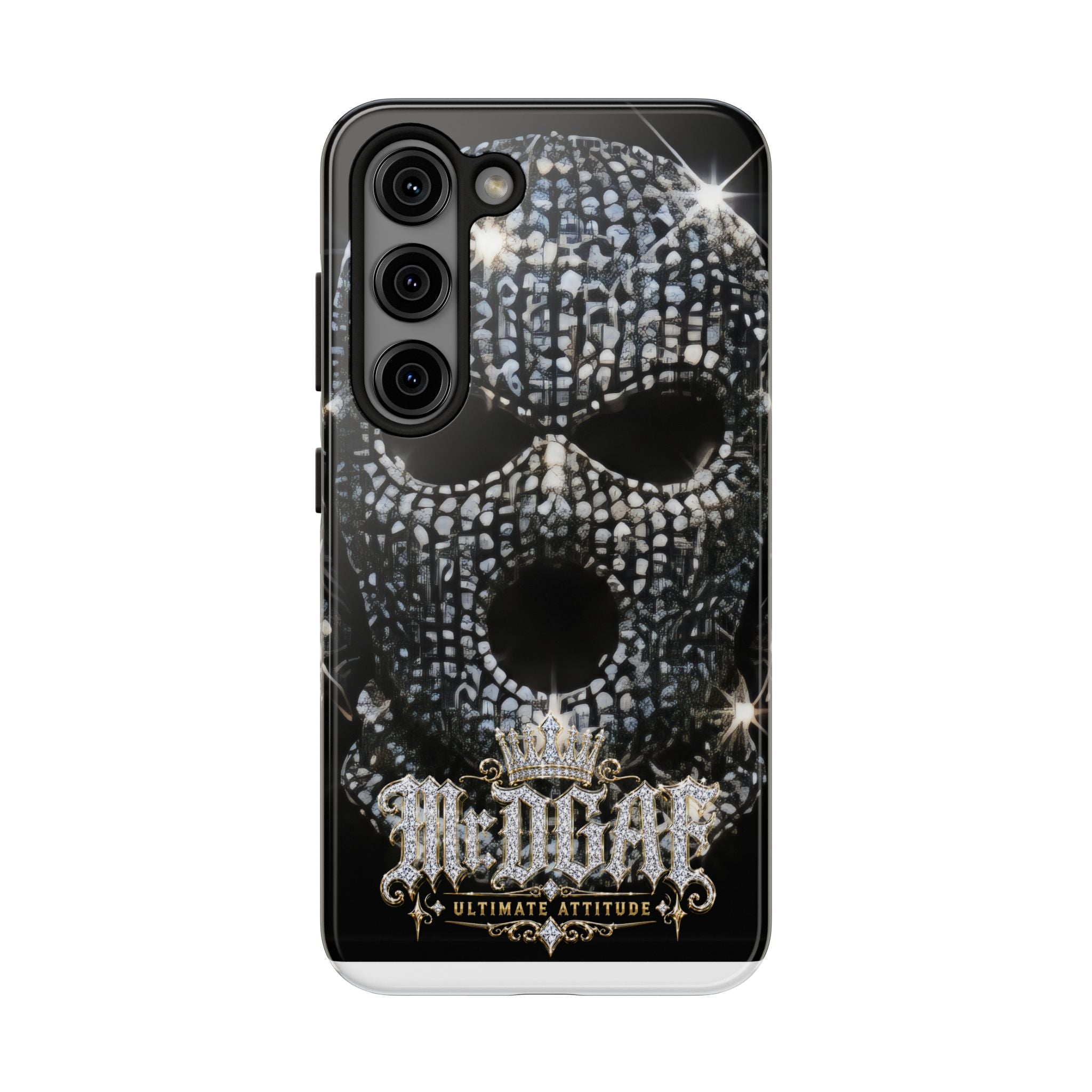 Skull Rhinestone Tough Phone Case — "Outlaw" Ultimate Attitude - mrdgaf.shop
