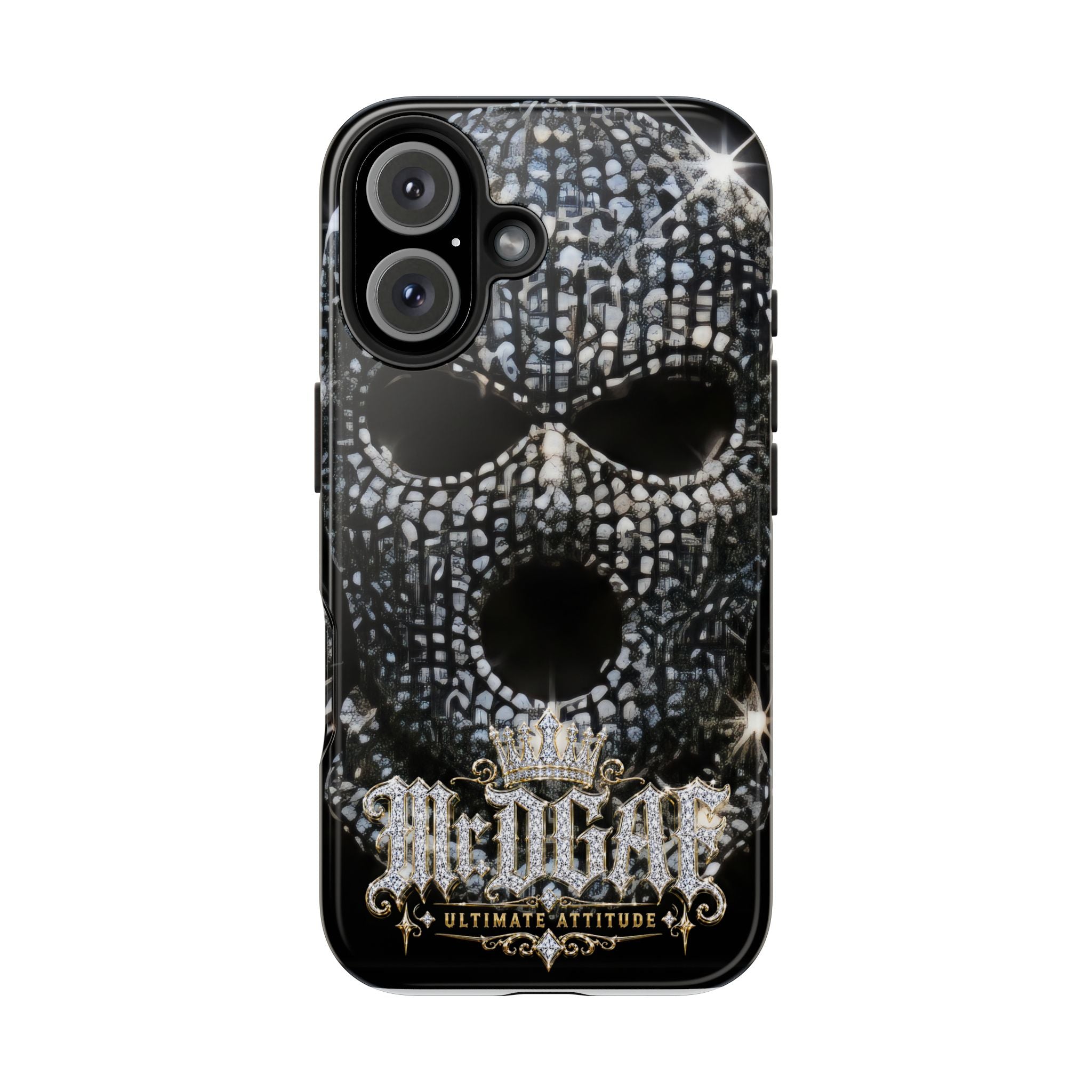 Skull Rhinestone Tough Phone Case — "Outlaw" Ultimate Attitude - mrdgaf.shop