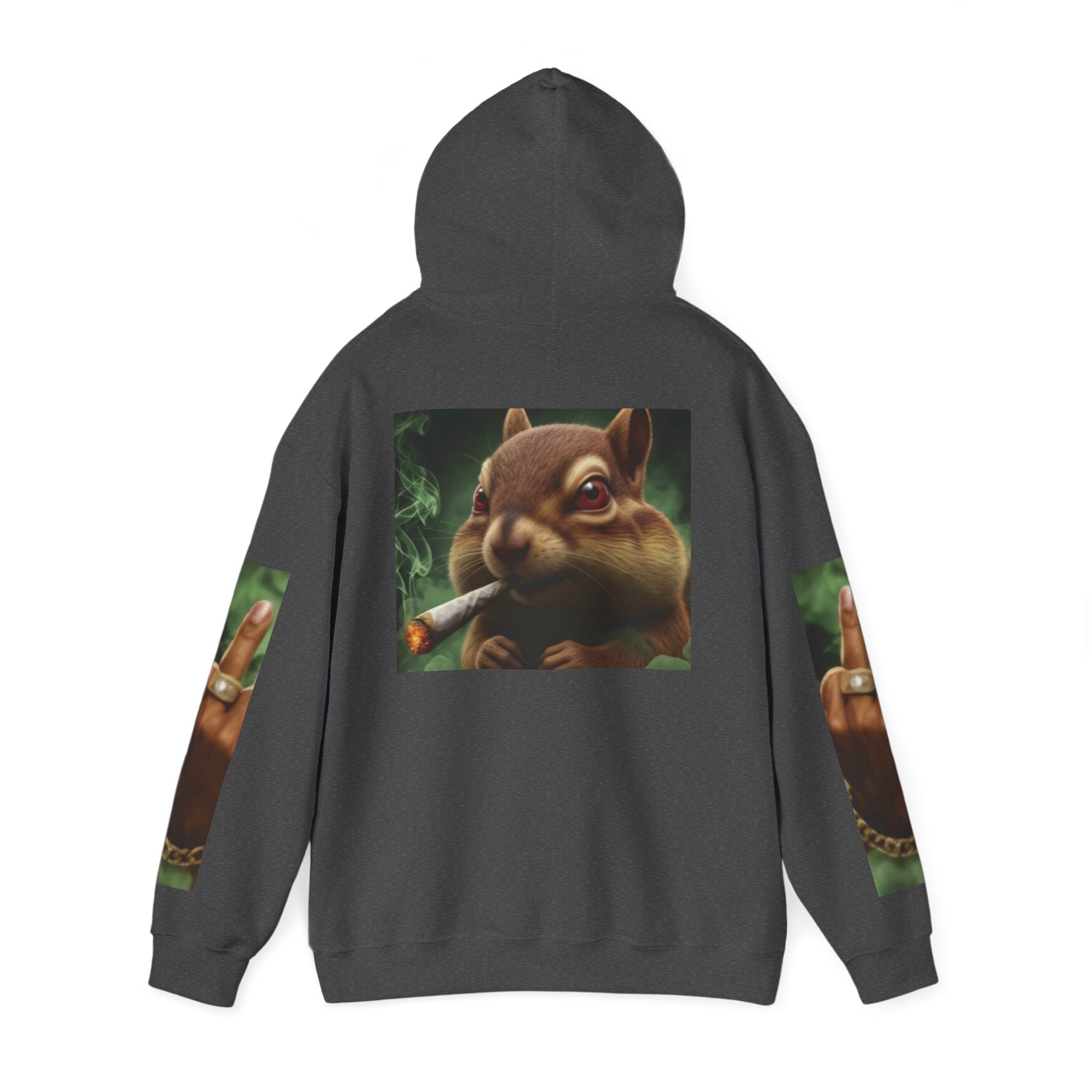 Hoodie — Smoky Chipmunk 'DGAF' Graphic Pullover