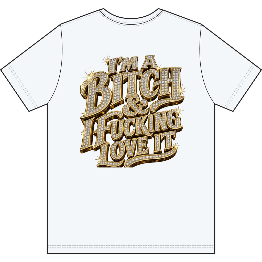 Graphic Tee — 'WTF Are You Looking at Fuckface' & 'I'm a Bitch & Fucking Love It' Bold Statement Shirt - mrdgaf.shop